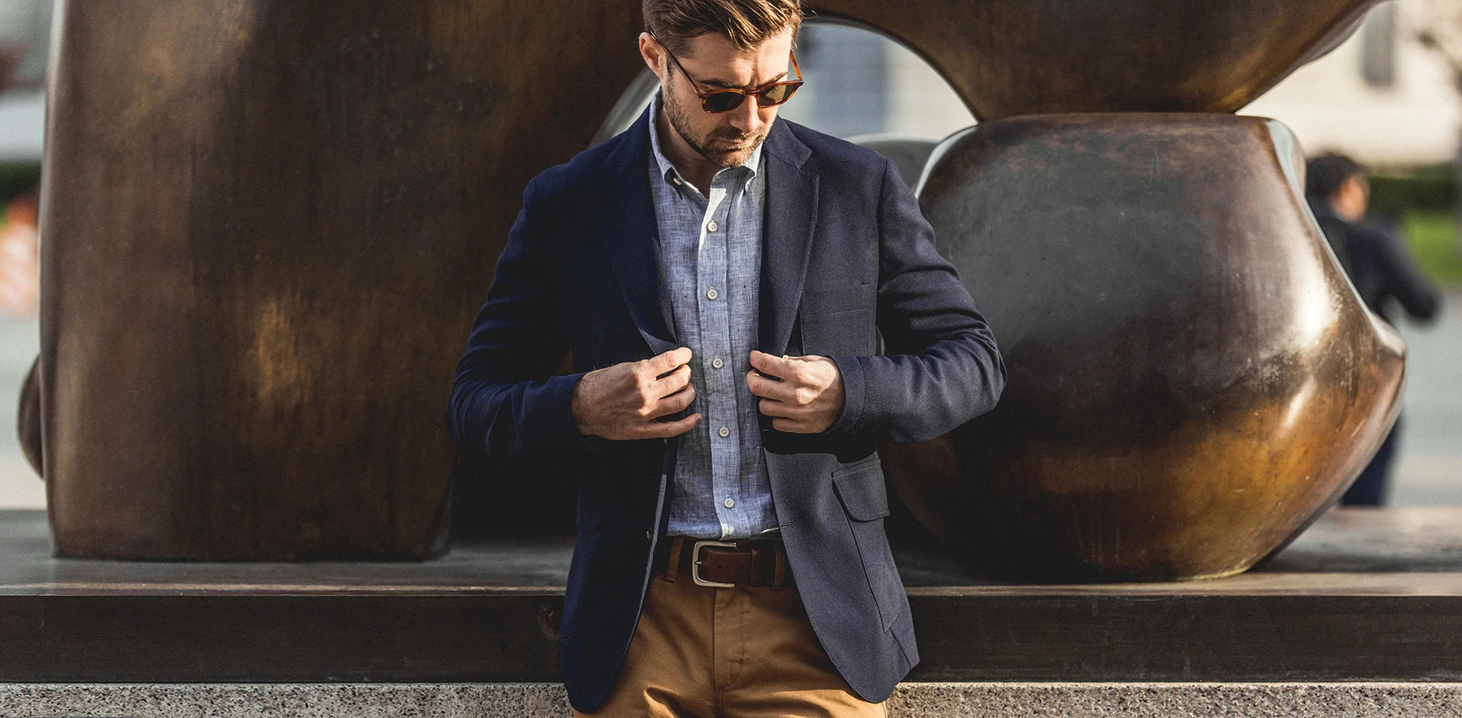 The Telegraph Blazer in Everyday Navy - Image 11