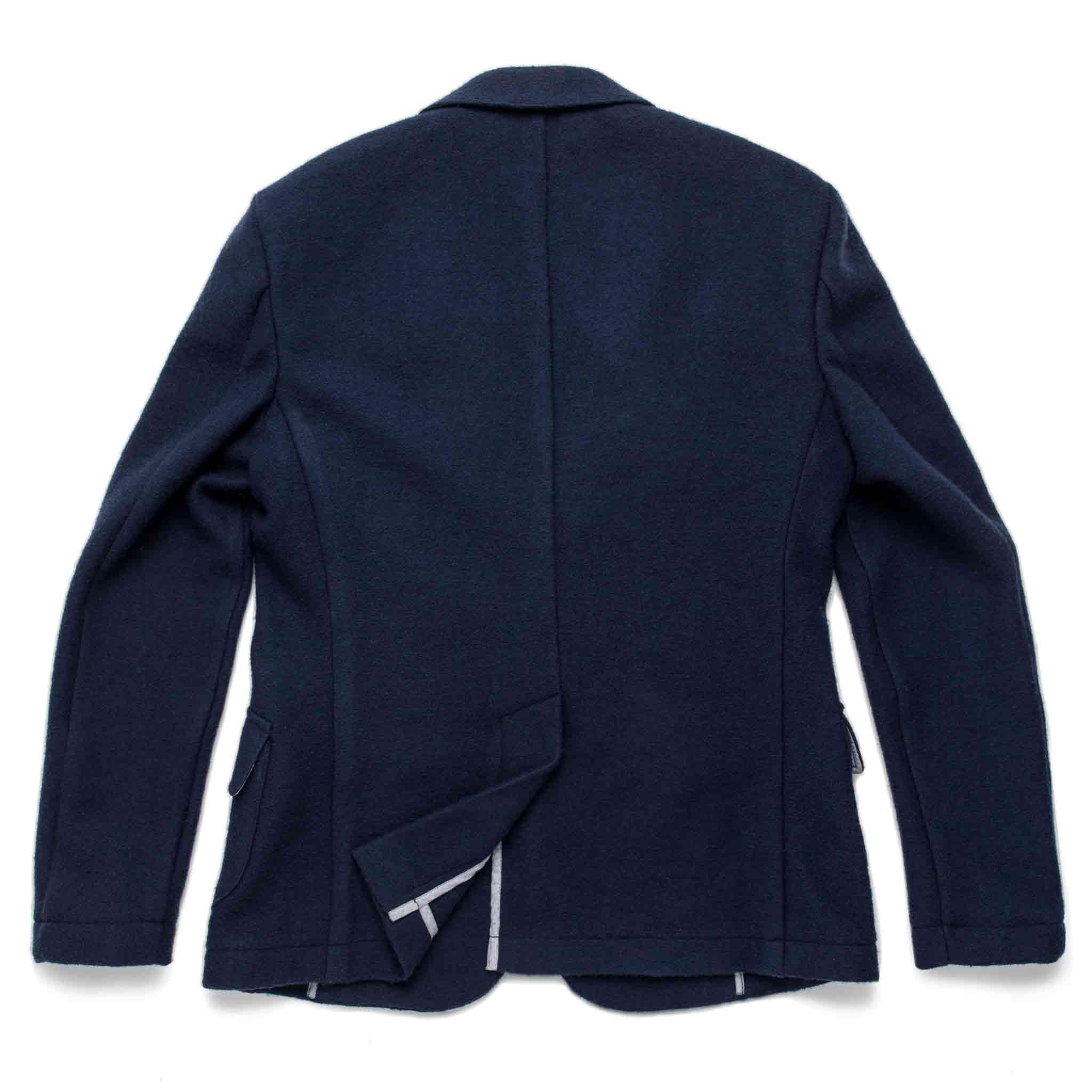 The Telegraph Jacket in Navy Boiled Wool - Image 8