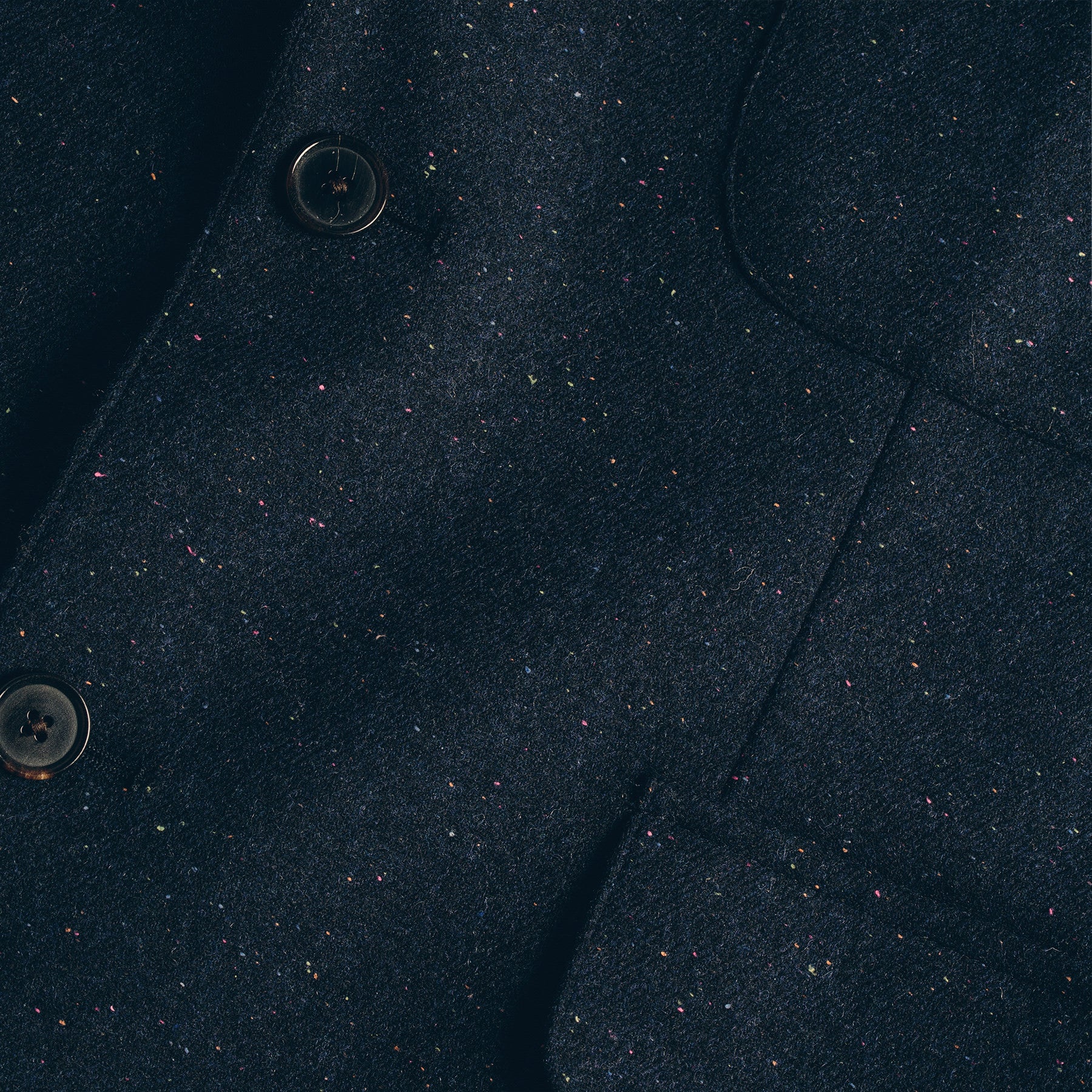 The Telegraph Jacket in Navy Donegal - Image 6
