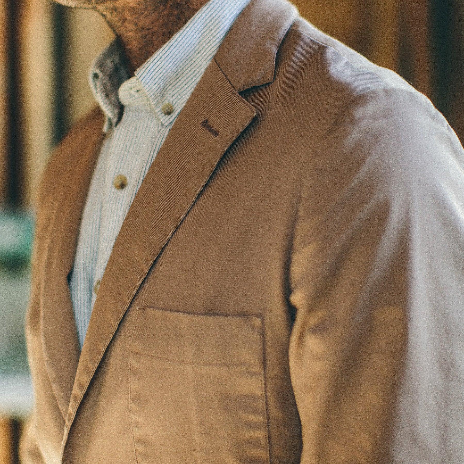 The Telegraph Jacket in Sea Washed Khaki - Image 5