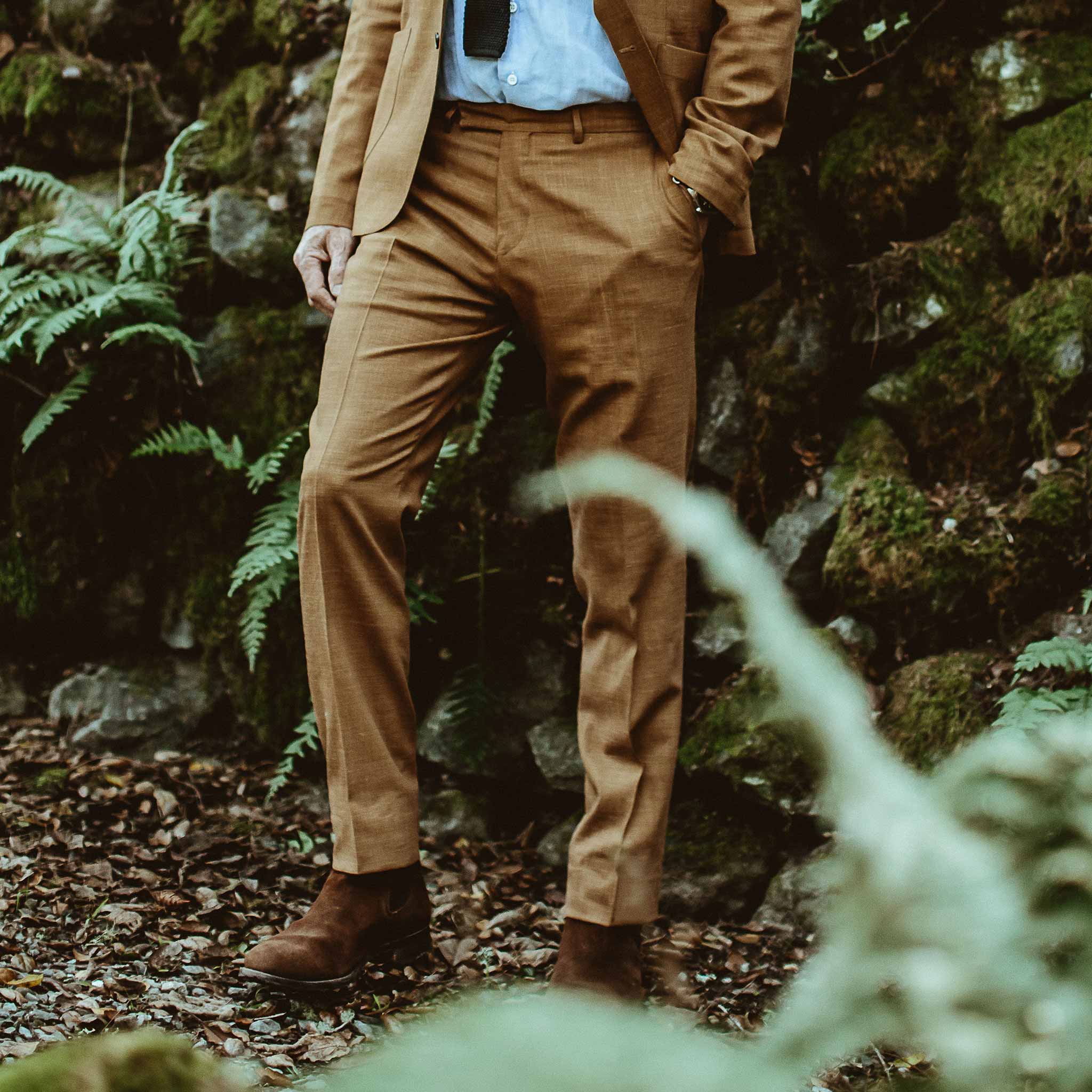 The Telegraph Trouser in British Khaki - Image 3