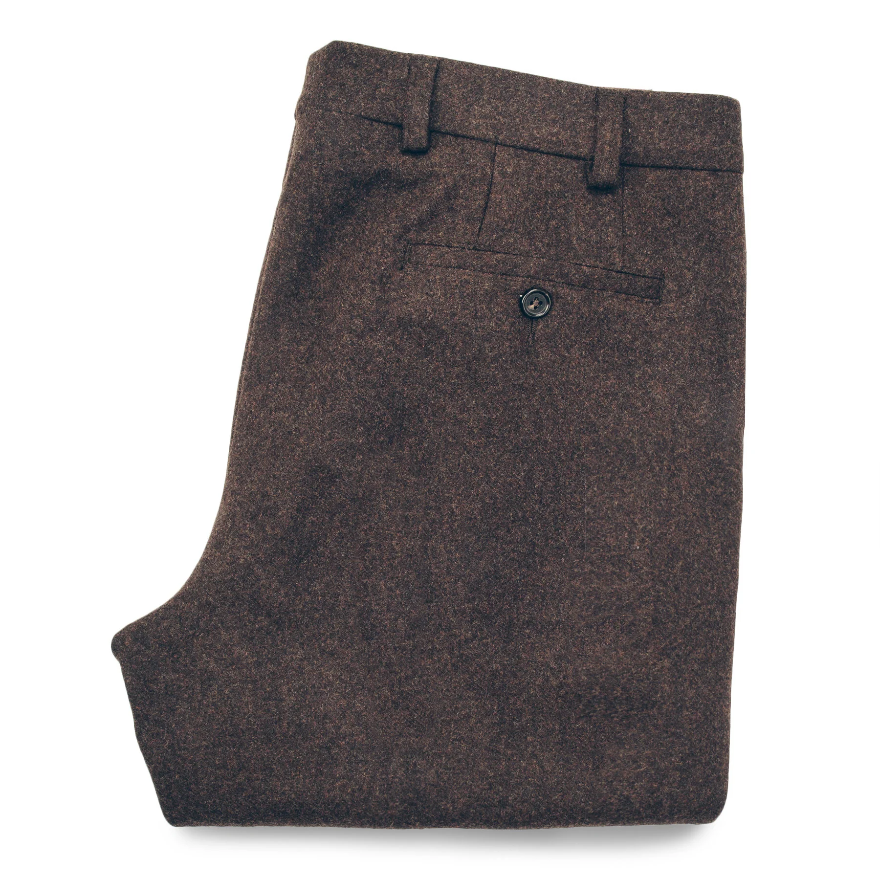 The Telegraph Trouser in Chocolate Wool - Image 7