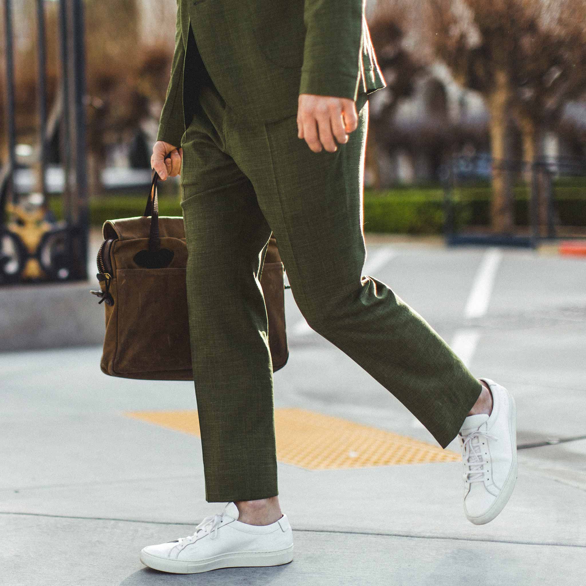 The Telegraph Trouser in Evergreen - Image 3