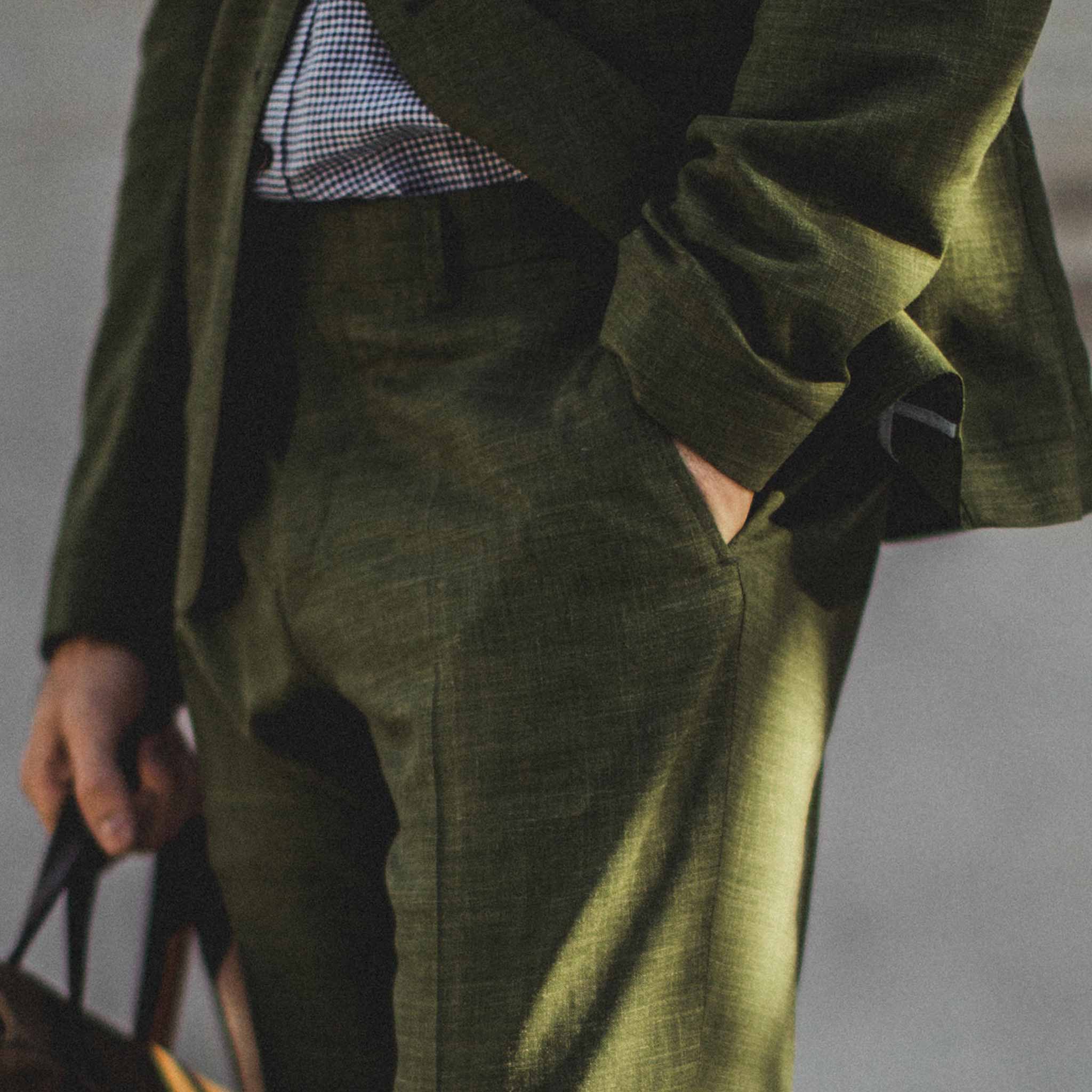 The Telegraph Trouser in Evergreen - Image 4