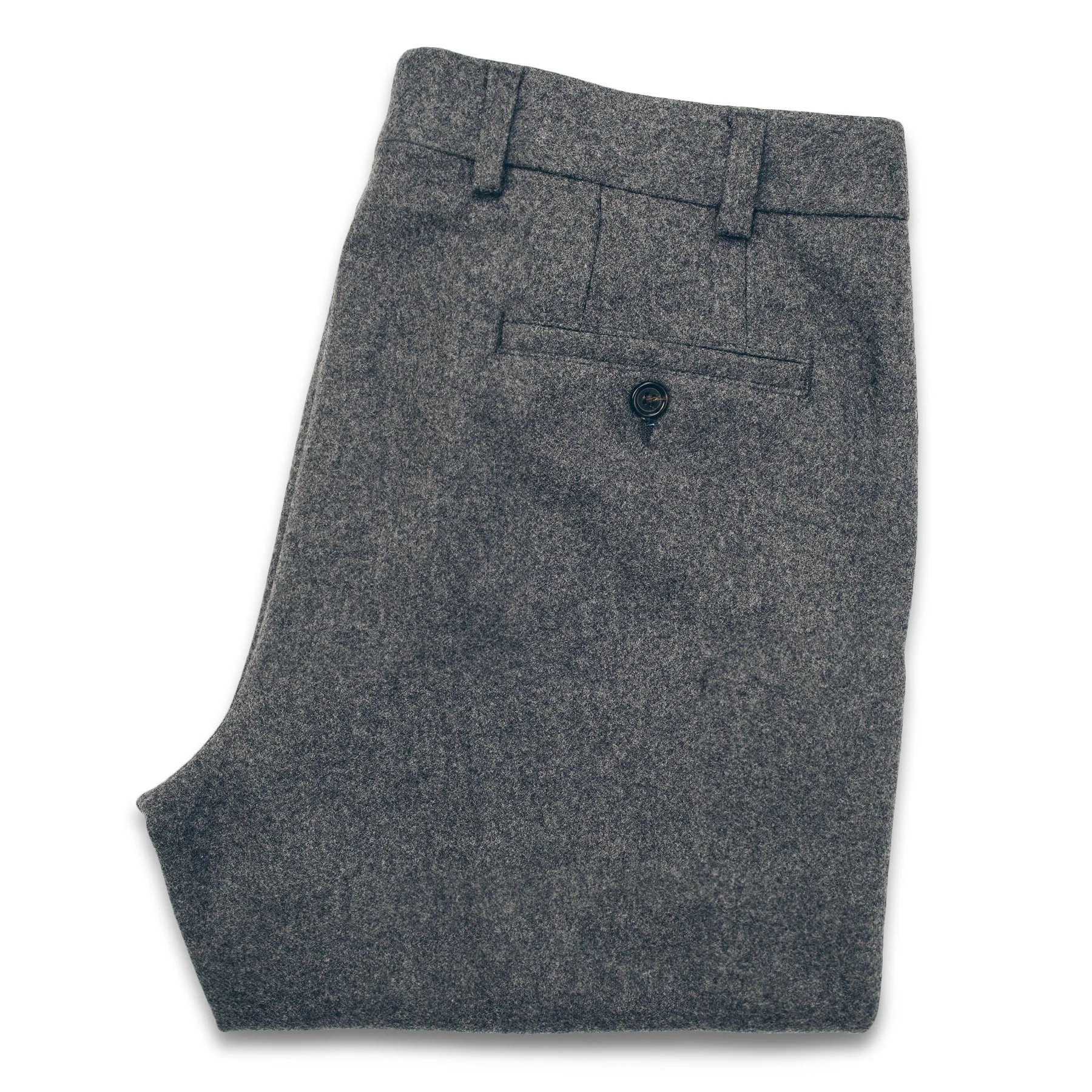 The Telegraph Trouser in Grey Wool - Image 3