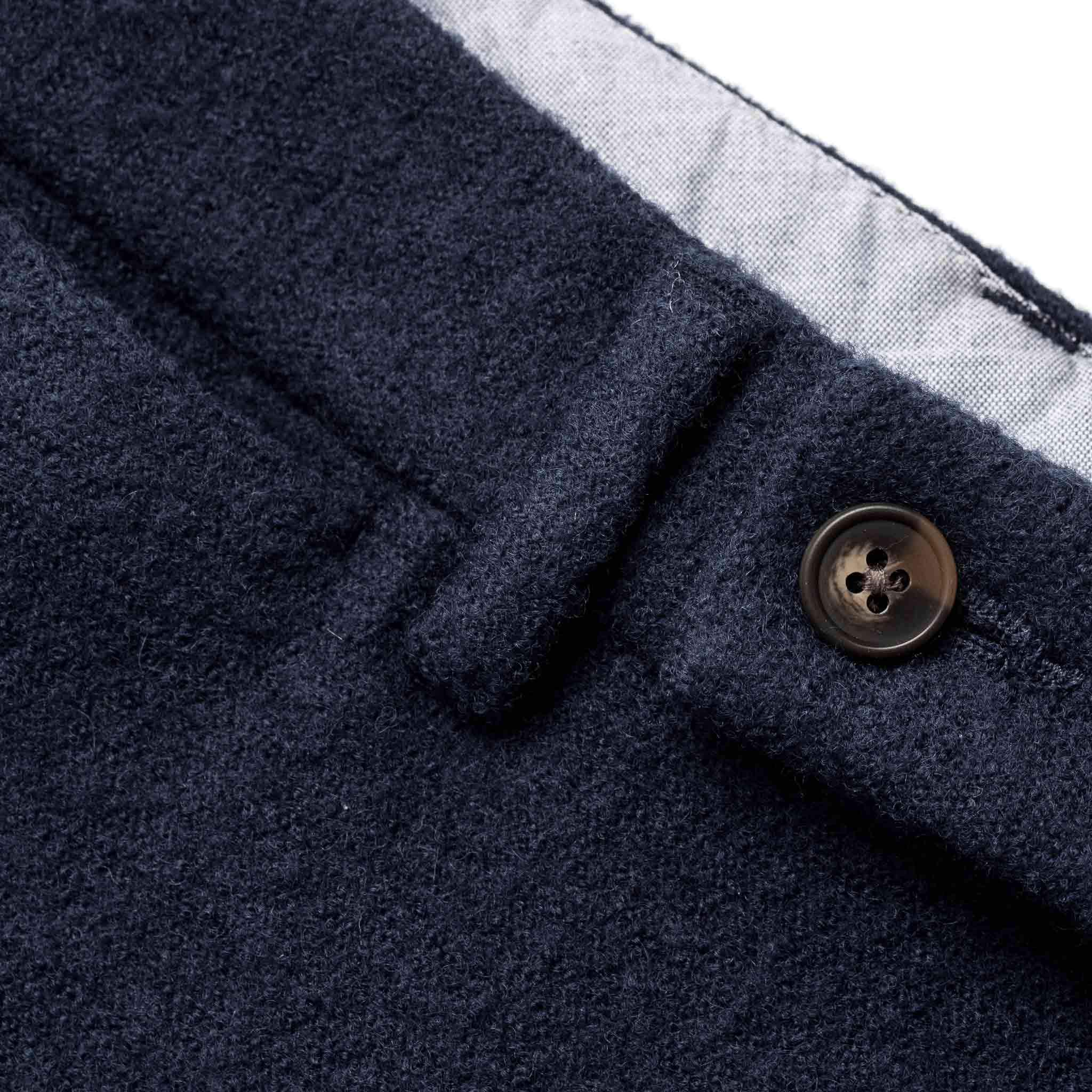 The Telegraph Trouser in Navy Boiled Wool - Image 6