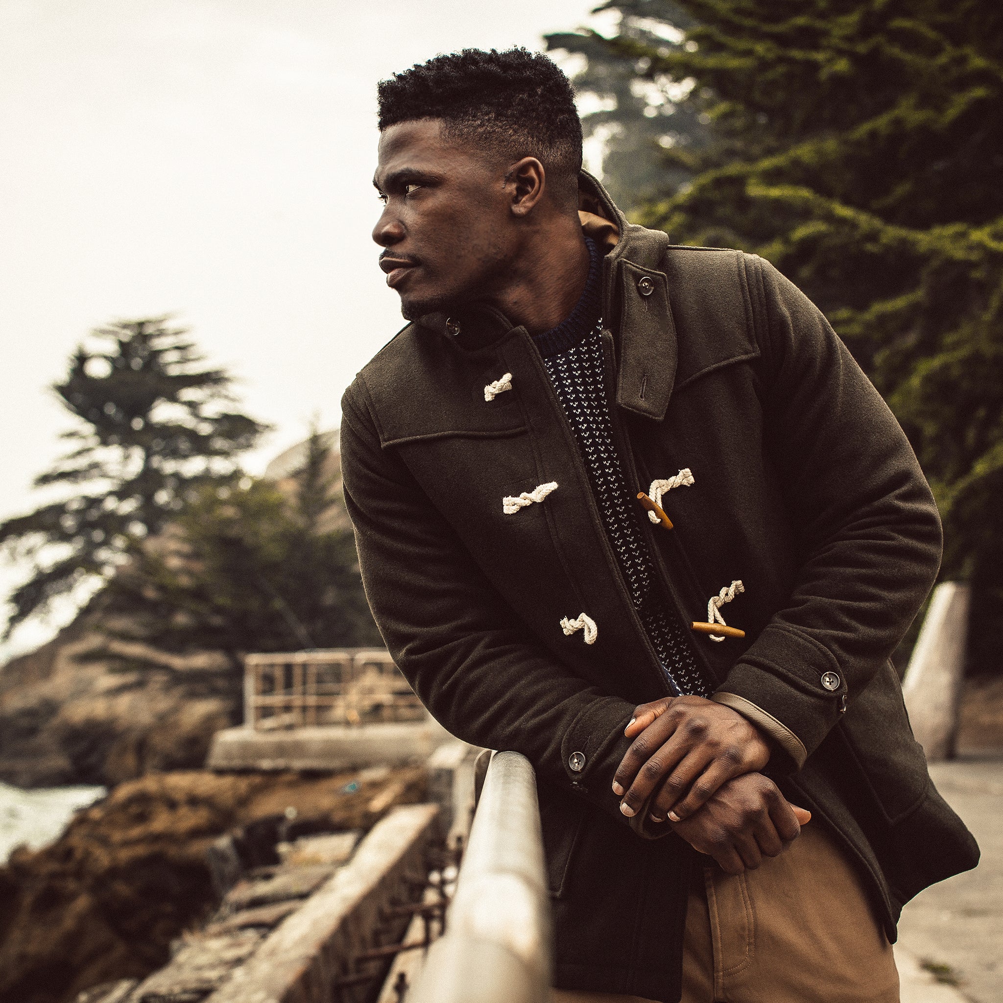 The Tomales Coat in Loden Wool - Image 2