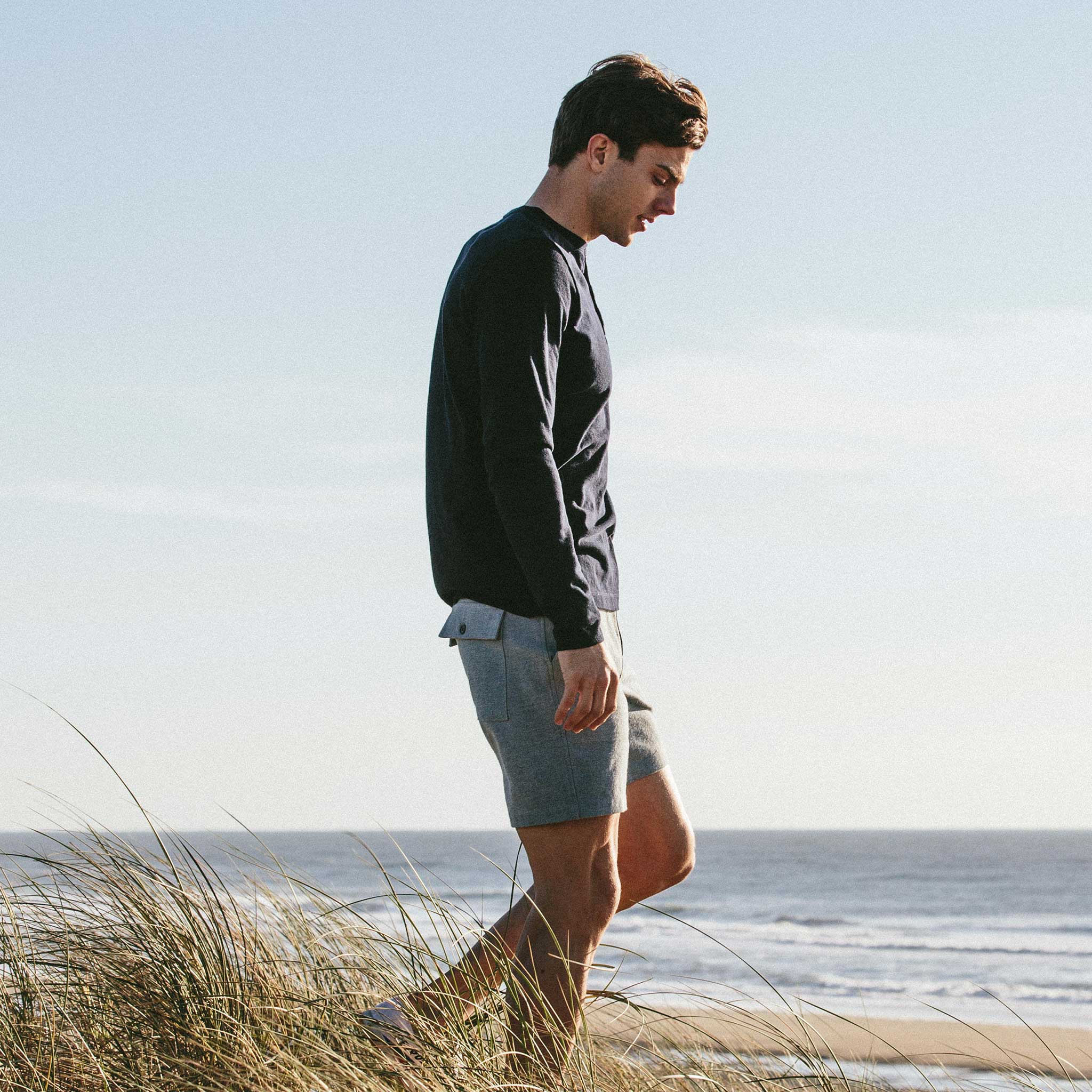 The Trail Short in Midnight Slub - Image 2