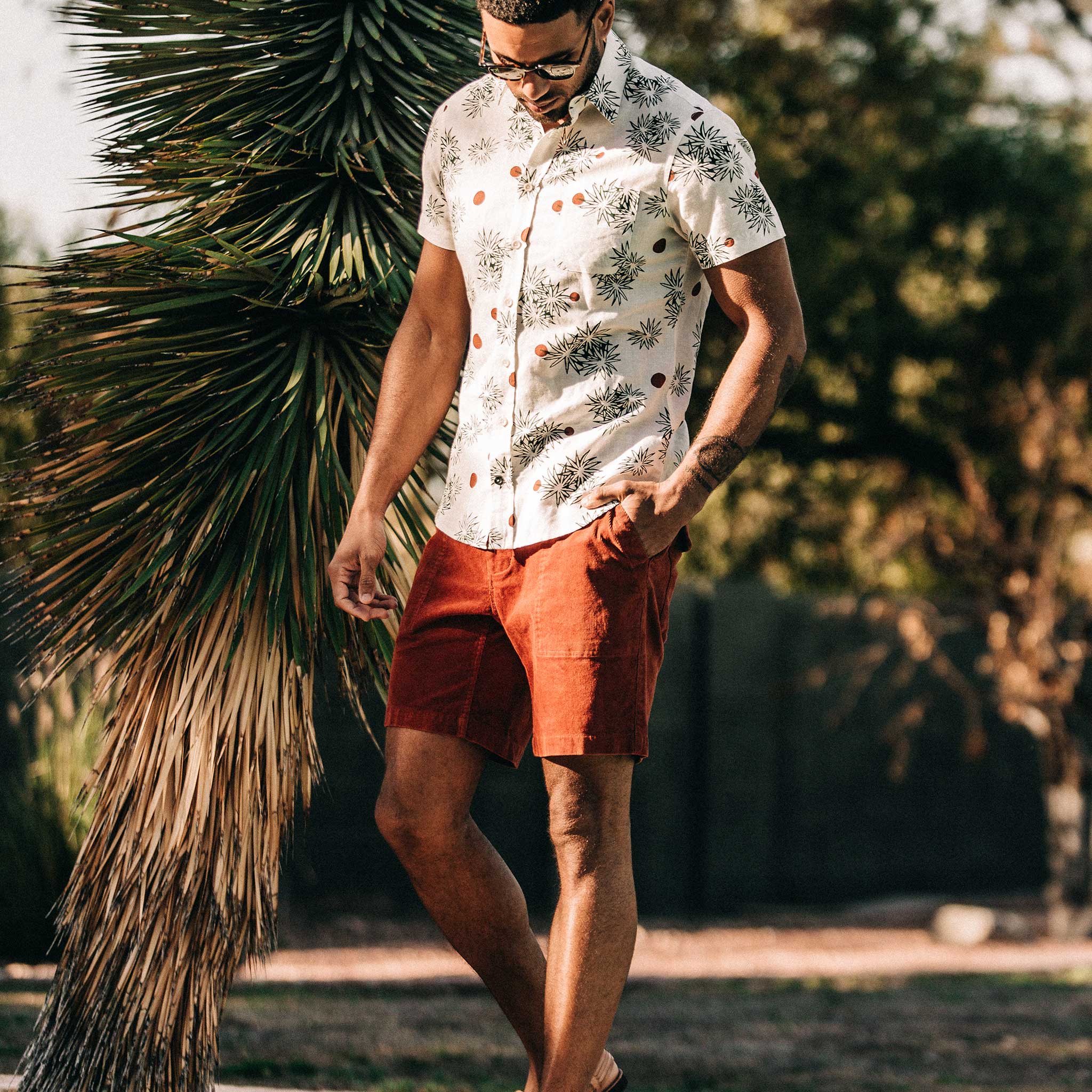 The Trail Short in Rust Cord - Image 2