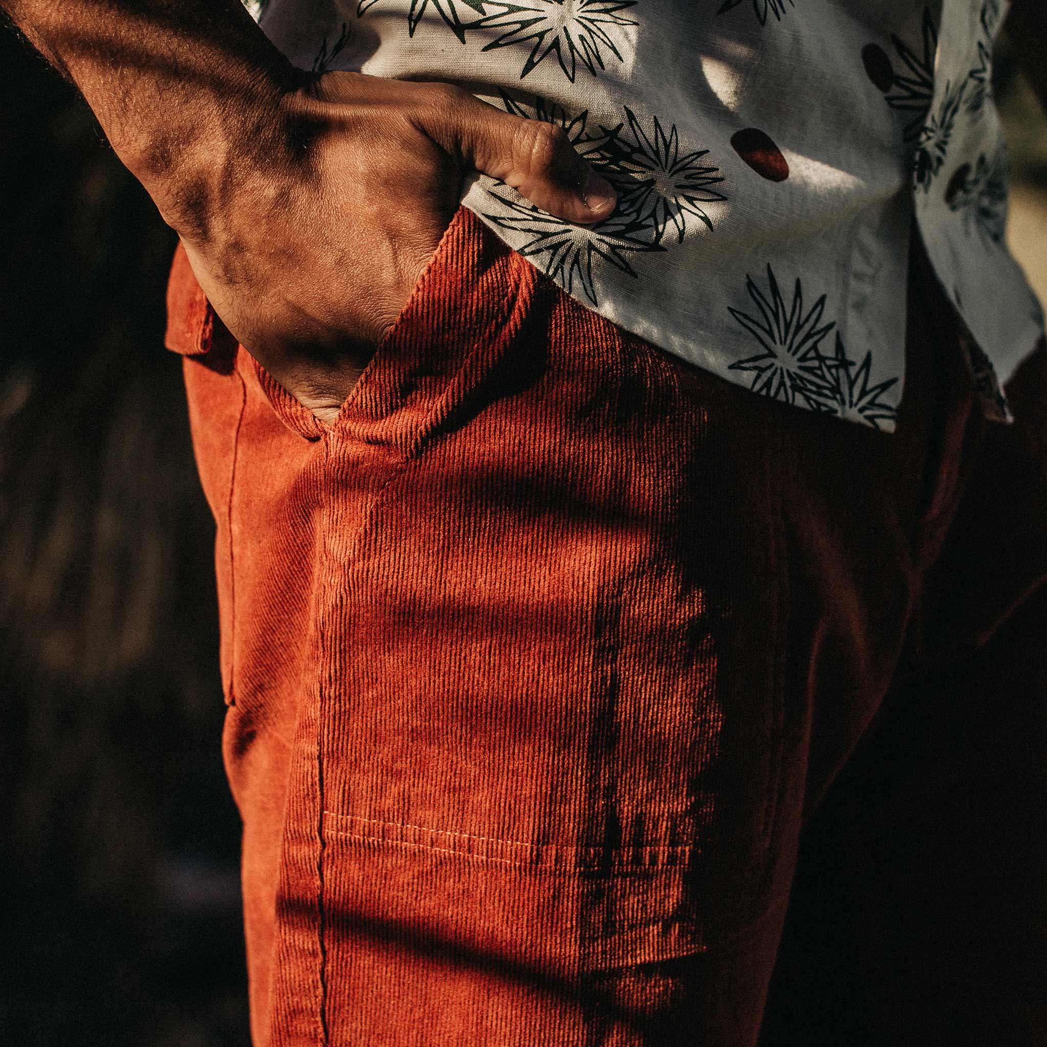 The Trail Short in Rust Cord - Image 4