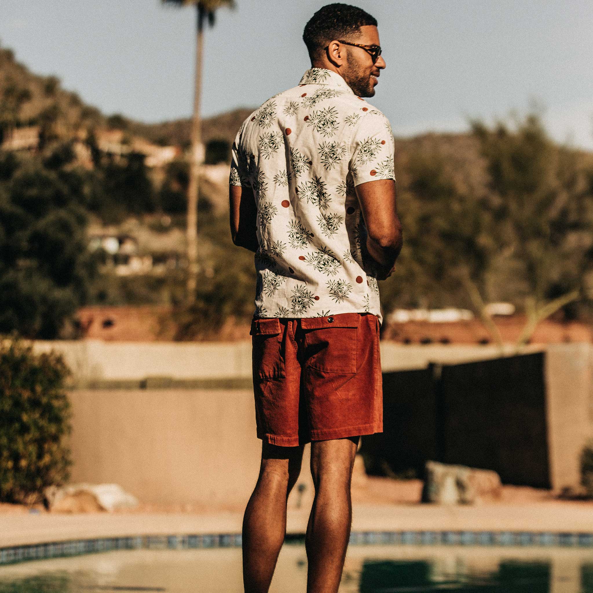 The Trail Short in Rust Cord - Image 6