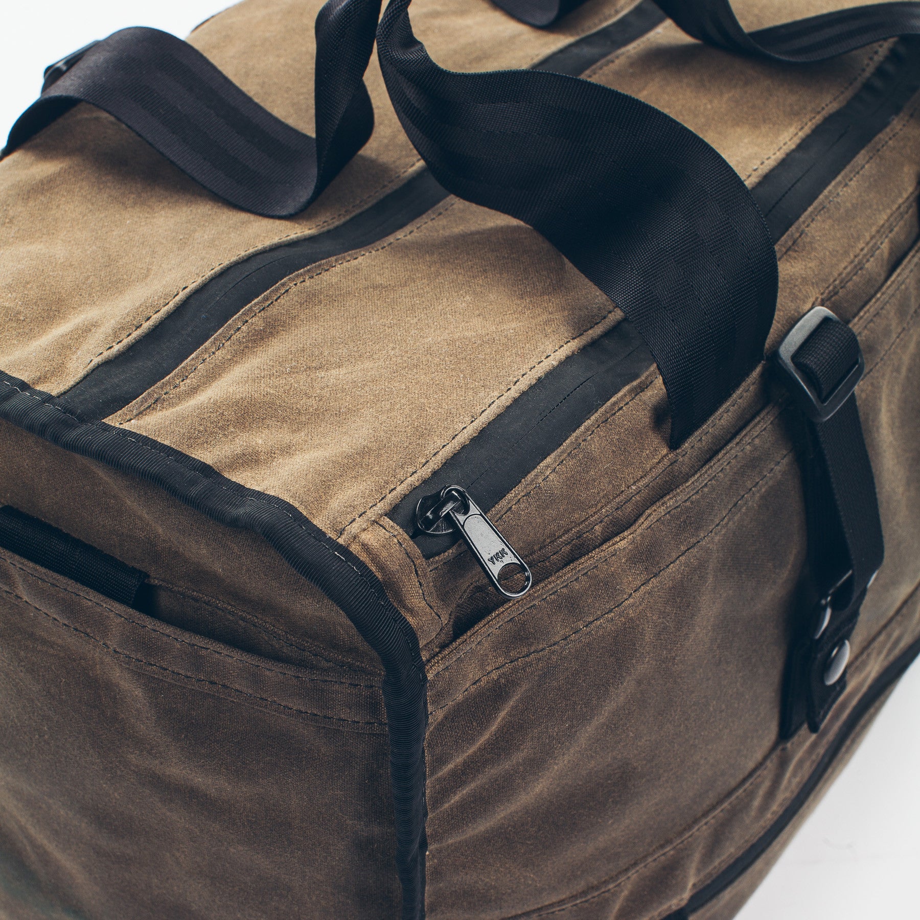 The Transit Duffel in Oak Waxed Canvas - Image 2