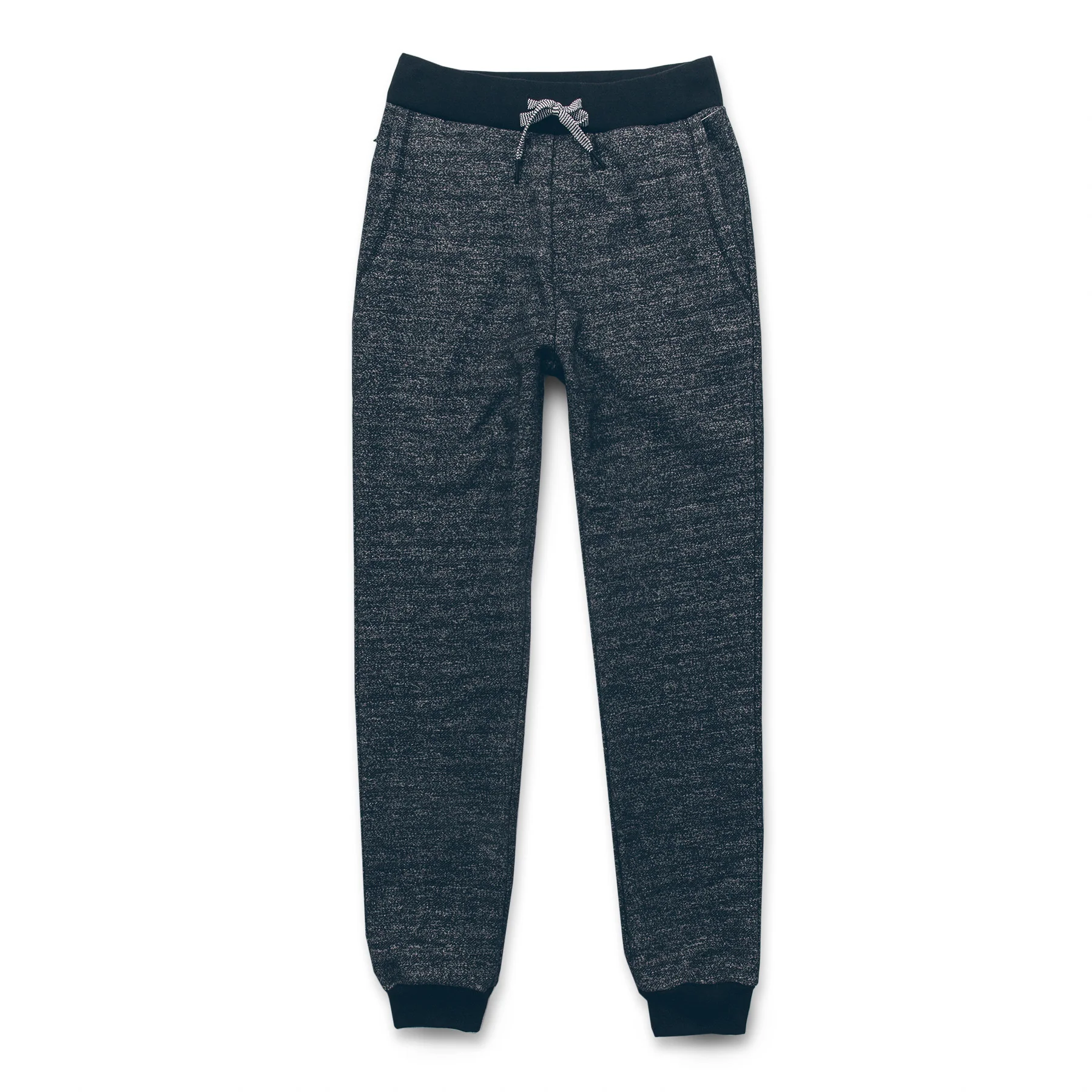 The Travel Pant in Charcoal Fleck Fleece - Image 4