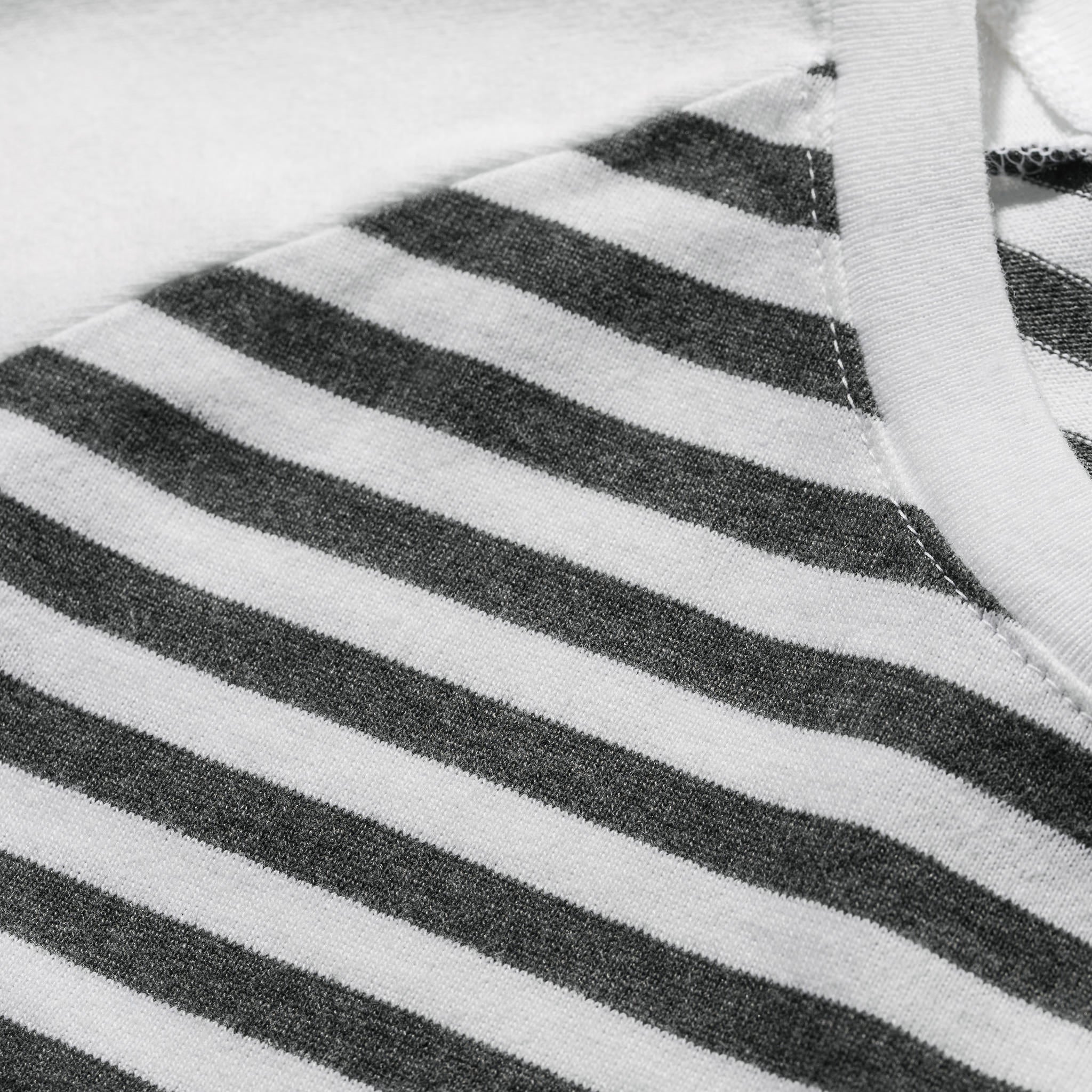 The Triblend Long Sleeve in Charcoal Stripe - Image 5