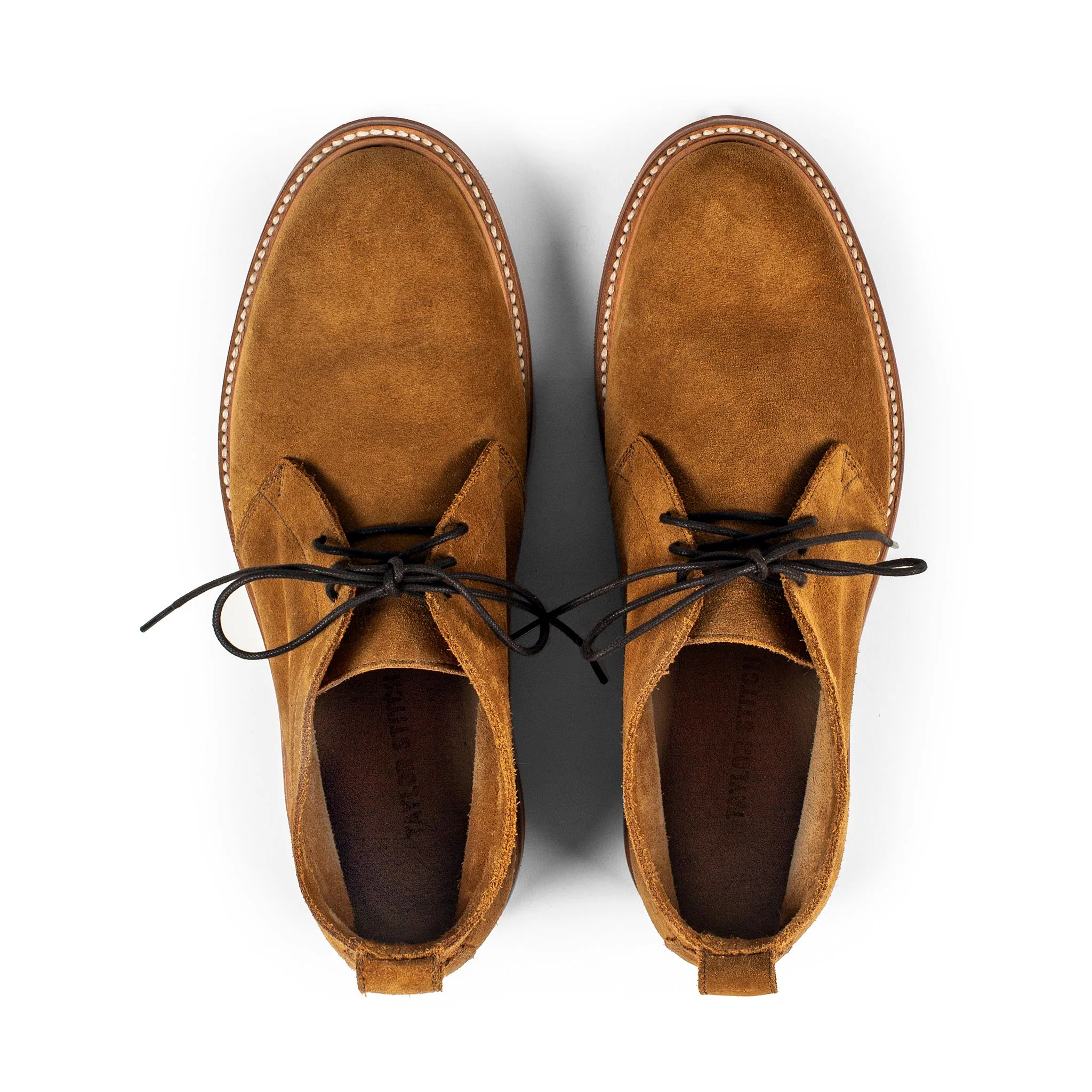 The Unlined Chukka in Butterscotch Weatherproof Suede - Image 8