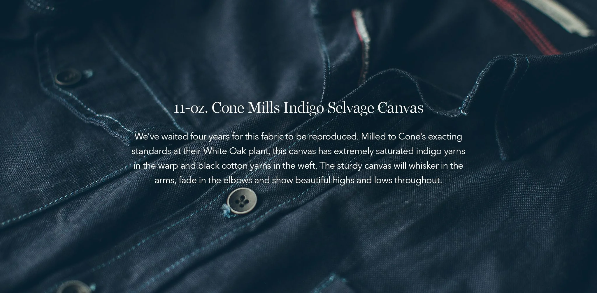 The Utility Shirt in Cone Mills Indigo Selvage Canvas - Image 11
