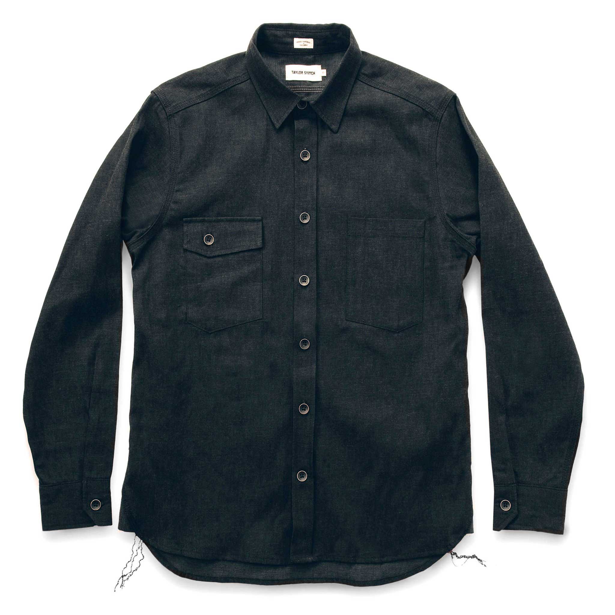 The Utility Shirt in Yoshiwa Black Selvage - Image 8