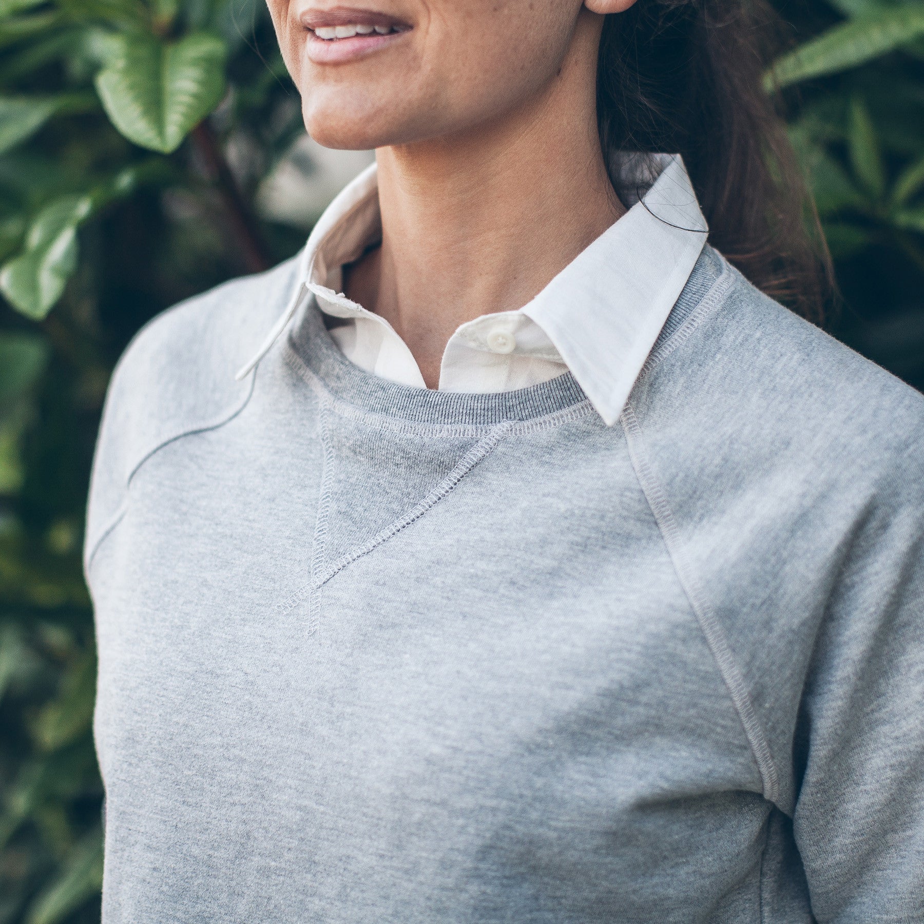 The Weekend Sweatshirt in Heather Grey - Image 4
