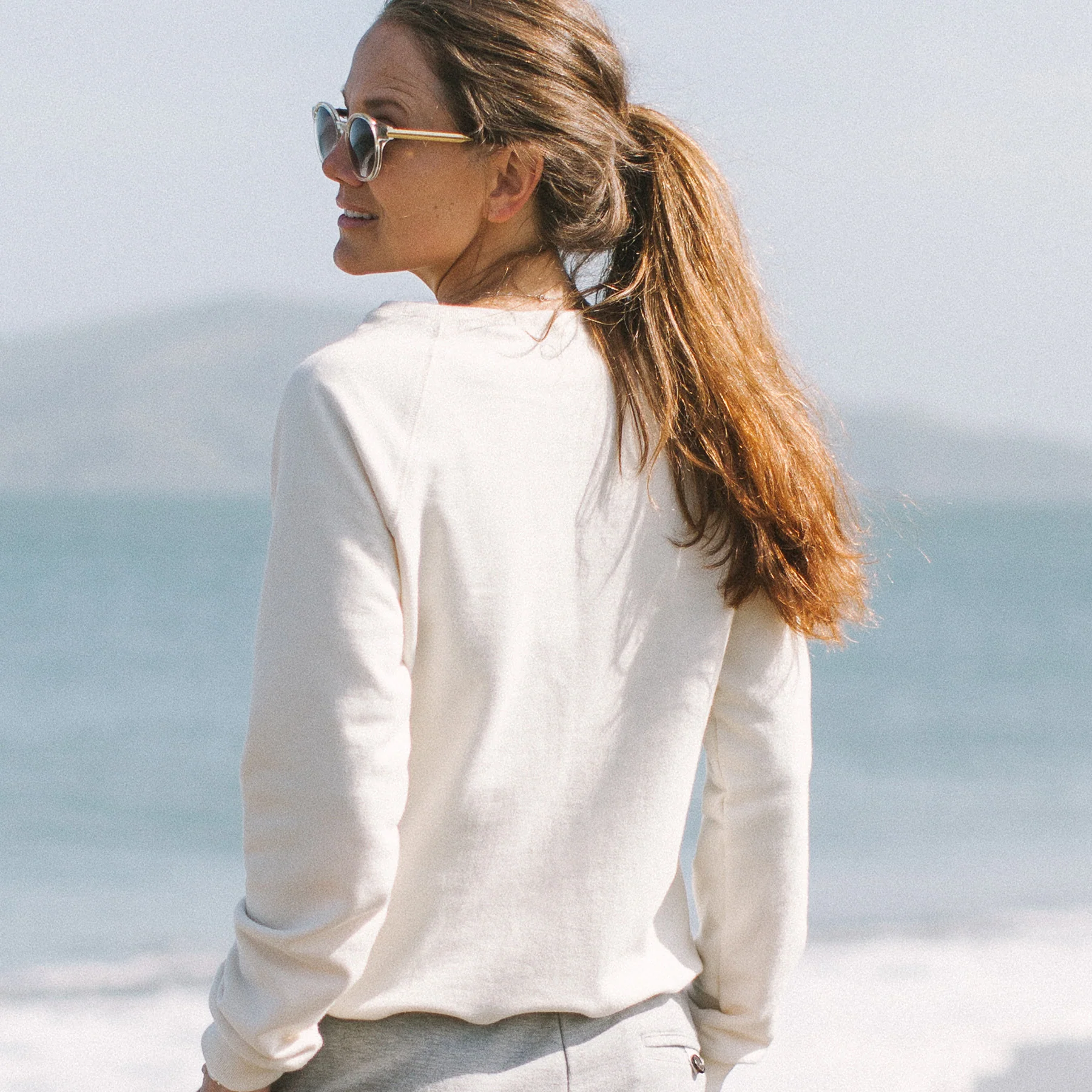 The Weekend Sweatshirt in Natural - Image 3
