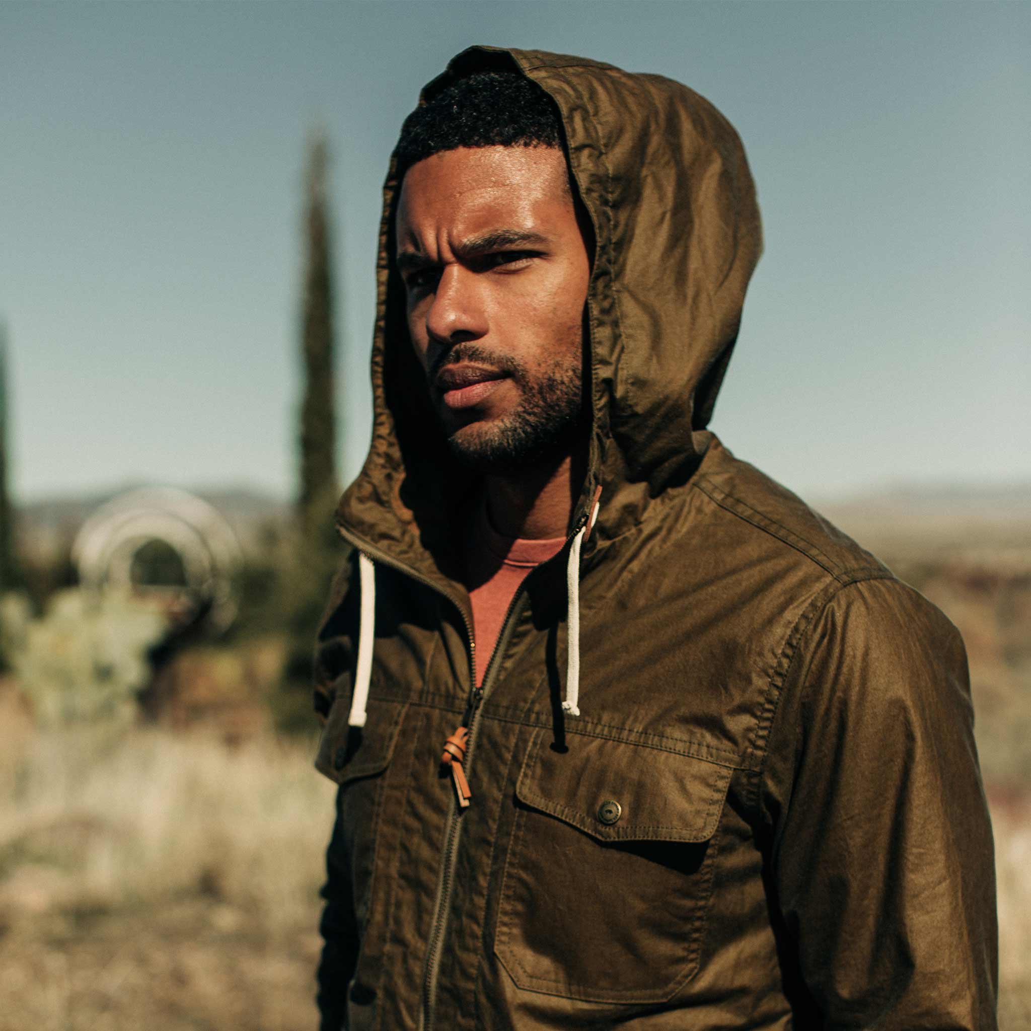 The Welterweight Winslow in Field Tan Waxed Canvas - Image 3