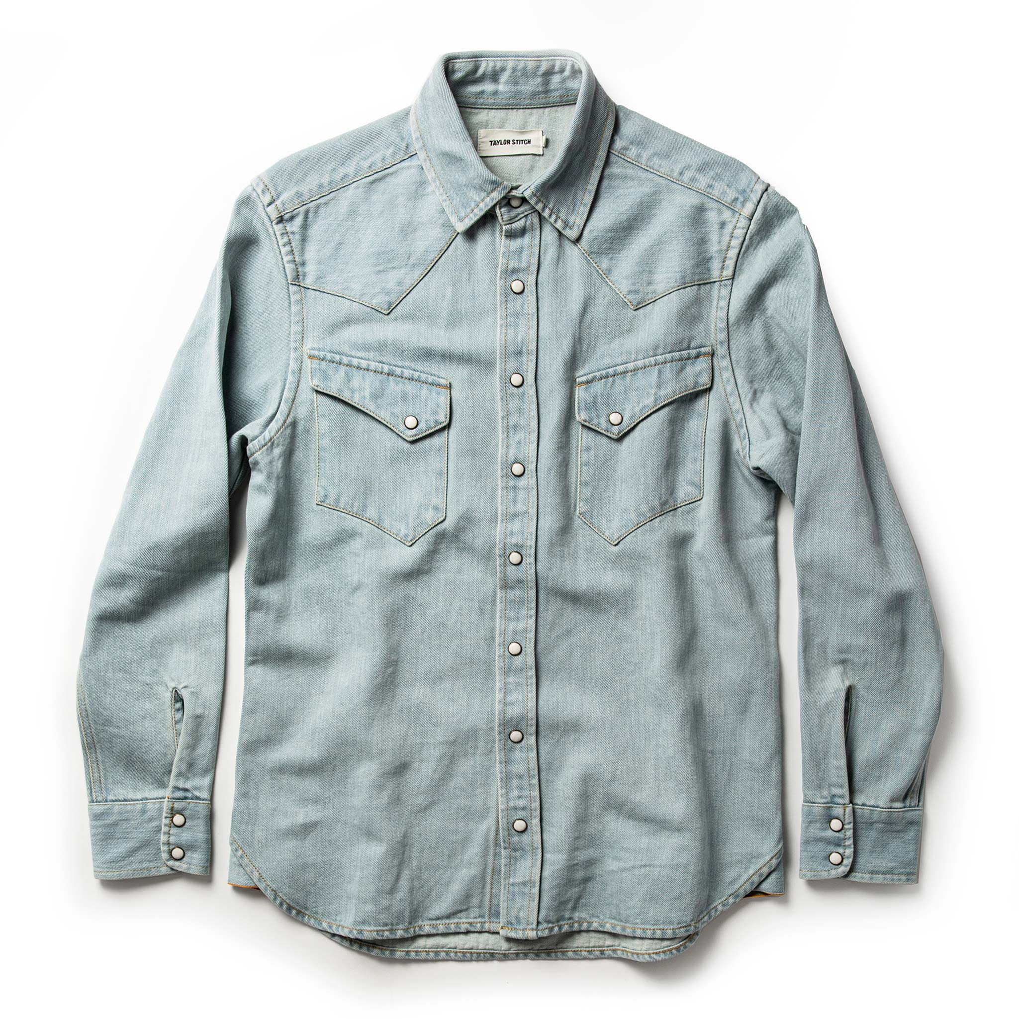 The Western Shirt in Washed Denim - Image 10