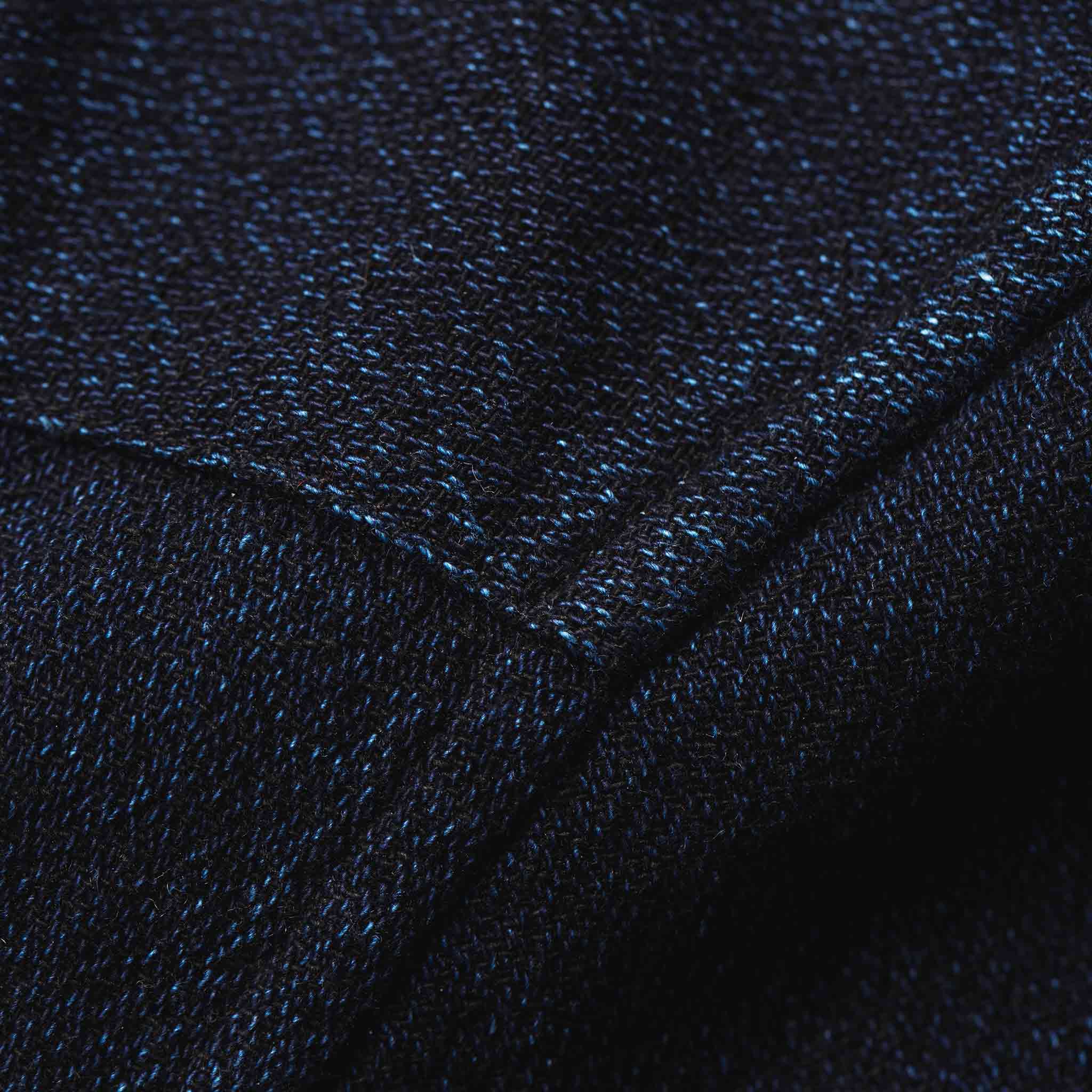 The Western Shirt in Indigo Crepe - Image 8