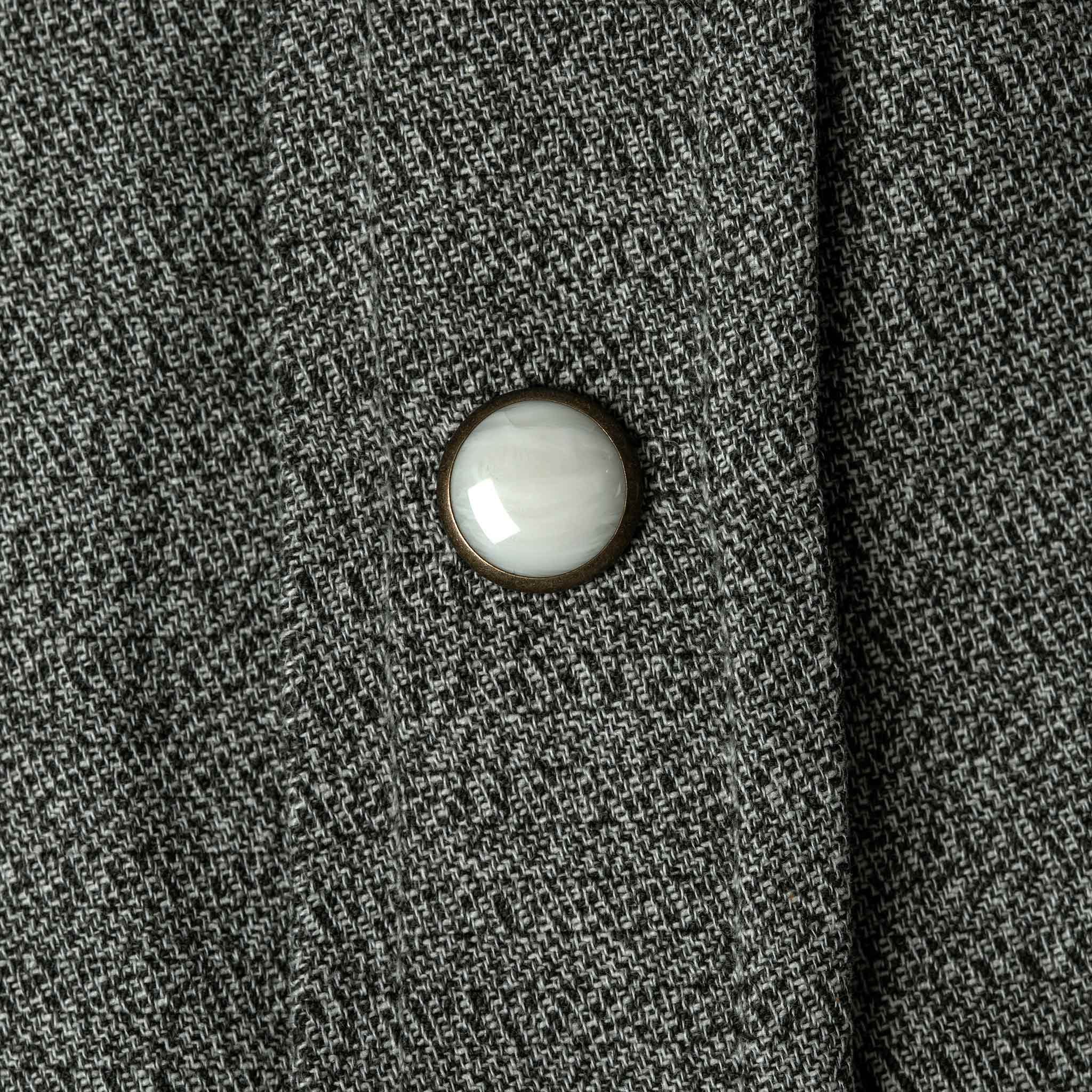 The Western Shirt in Olive Melange - Image 9