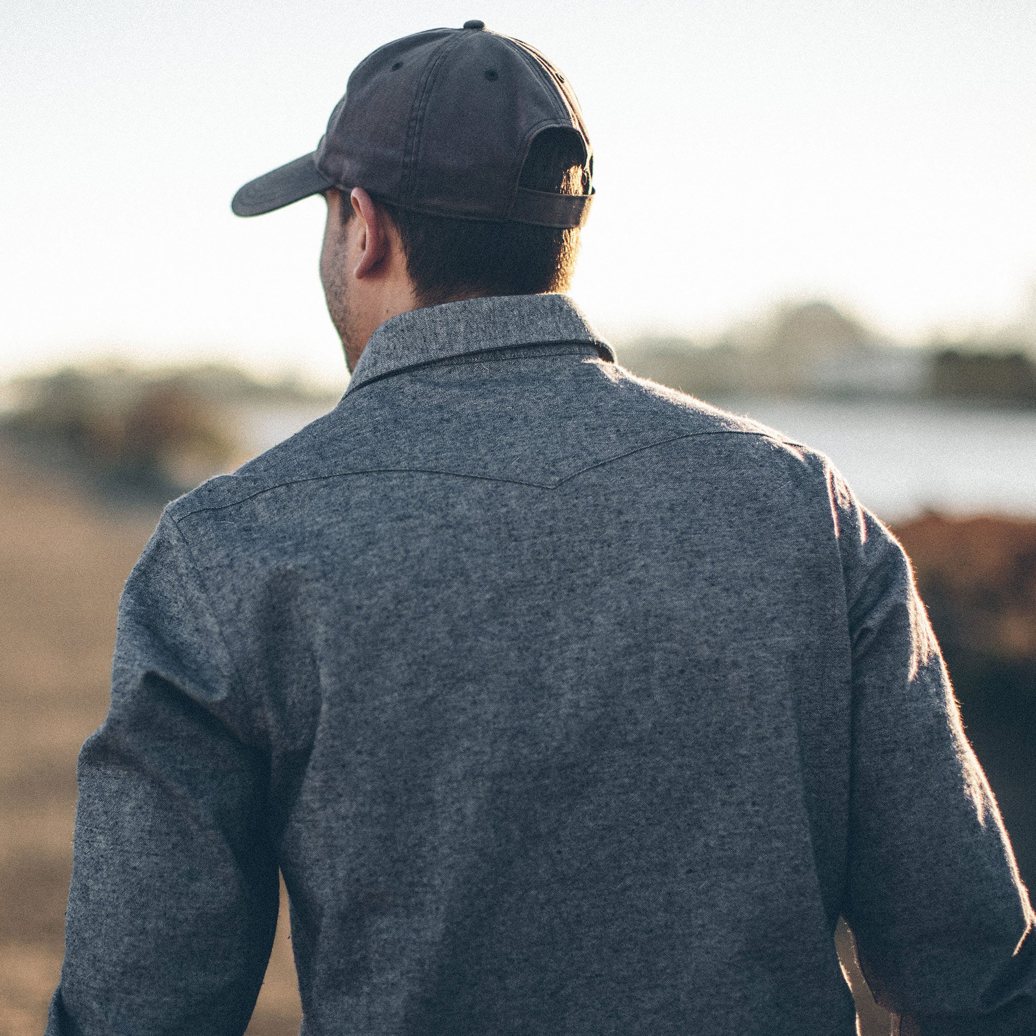 The Western Shirt in Upcycled Chambray - Image 6