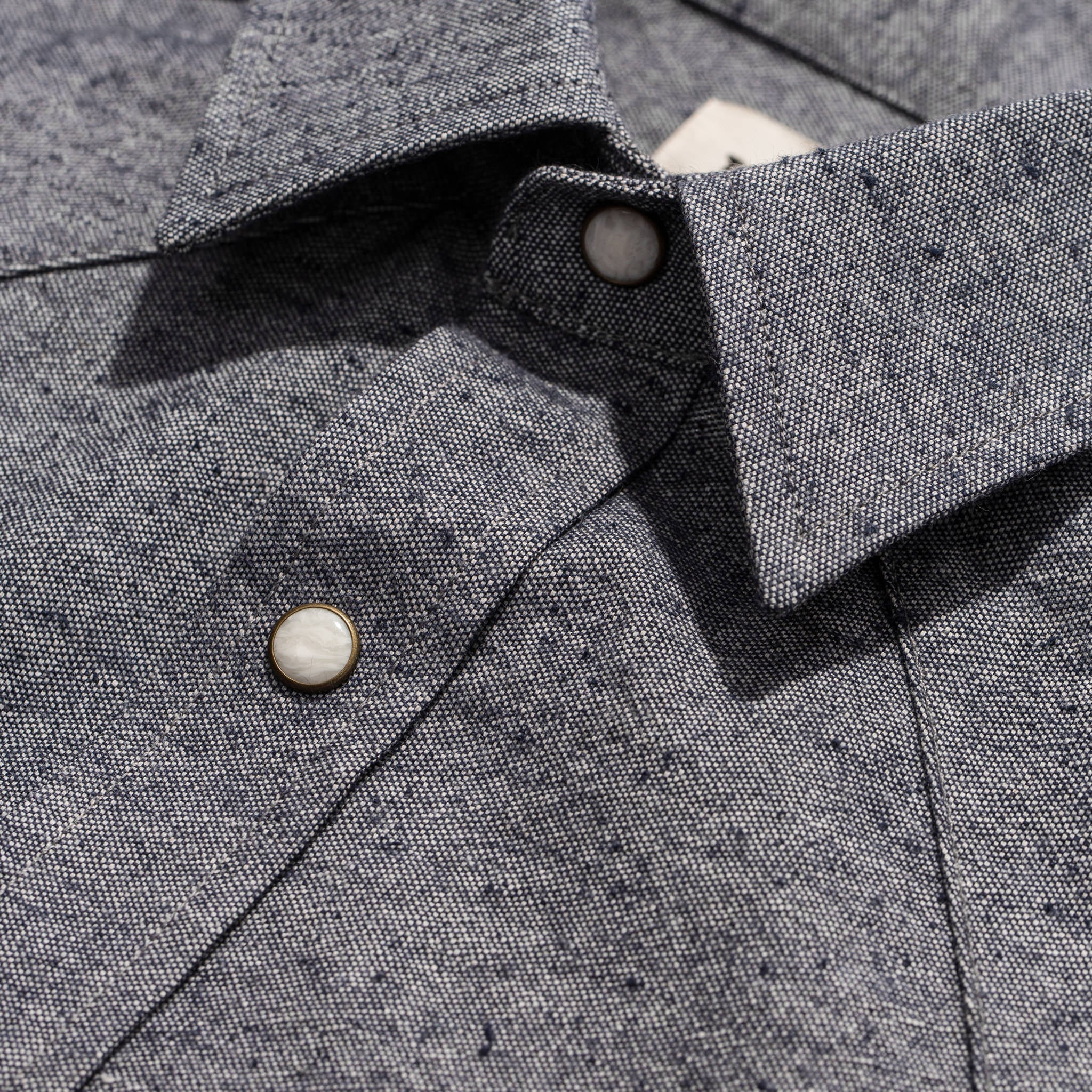 The Western Shirt in Upcycled Chambray - Image 8