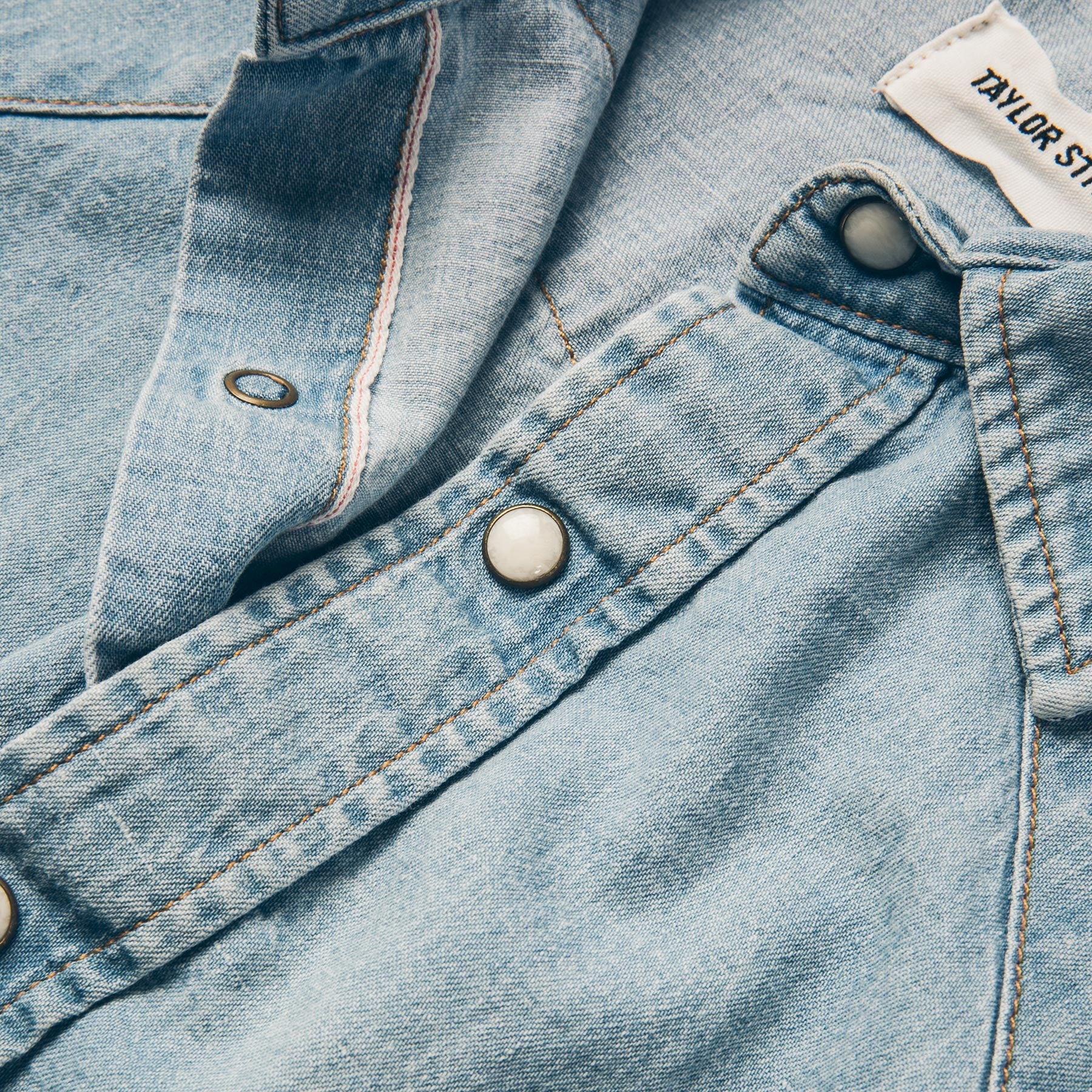 The Western Shirt in Washed Indigo - Image 7