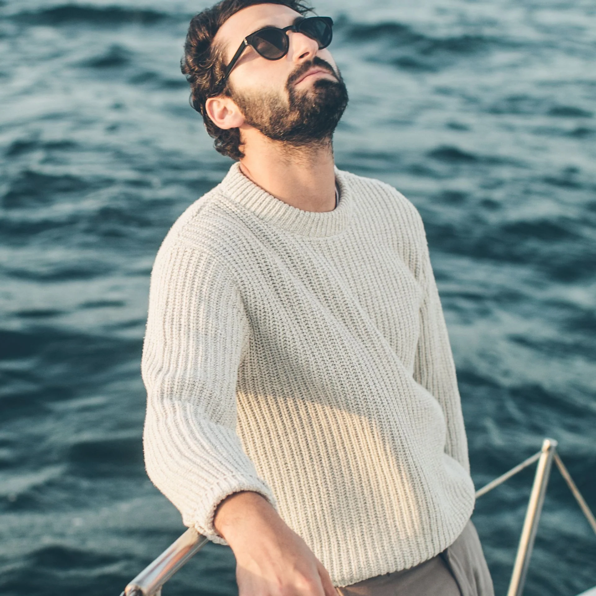 The Whaler Sweater in Ash - Image 4