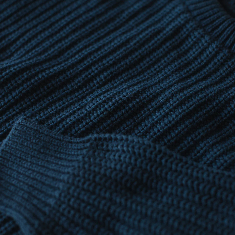 The Whaler Sweater in Navy - Image 2