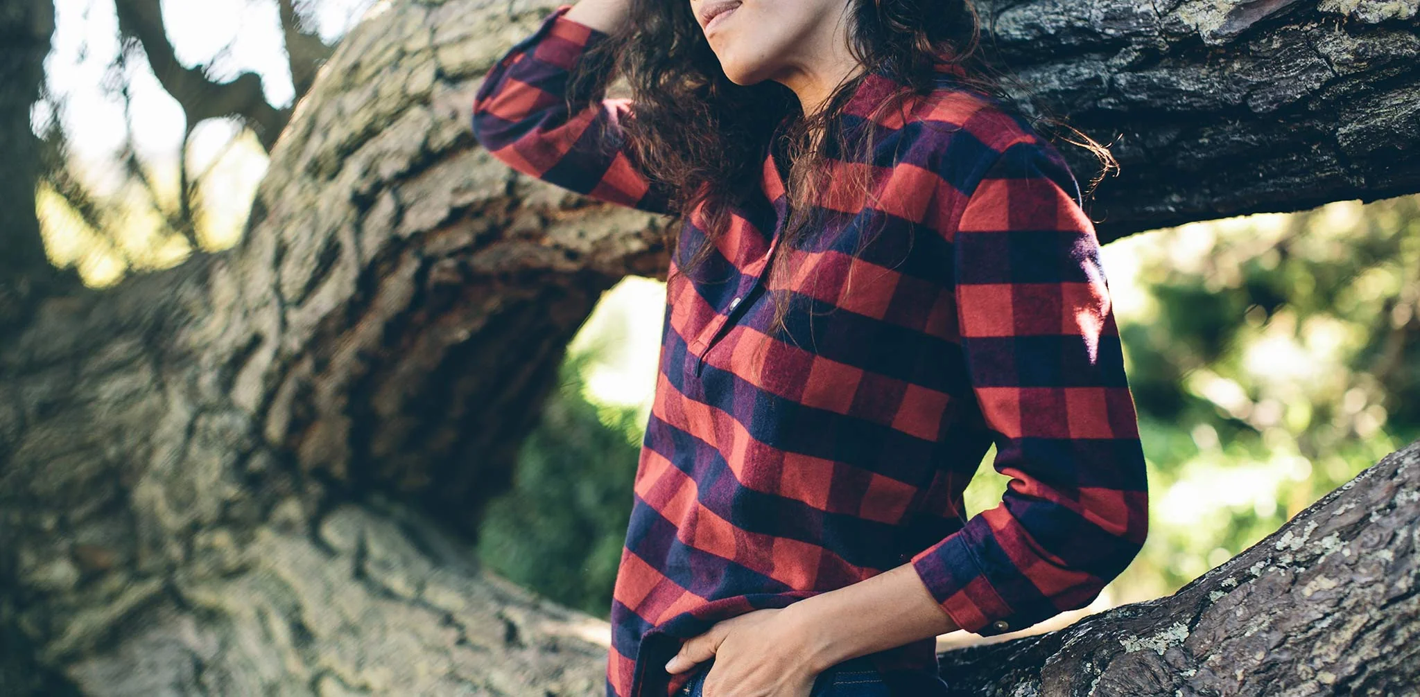 The Whitney Popover in Red Buffalo Plaid - Image 7