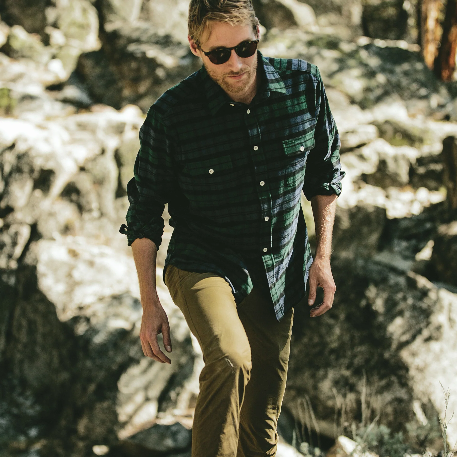 The Yosemite Shirt in Blackwatch Plaid - Image 2