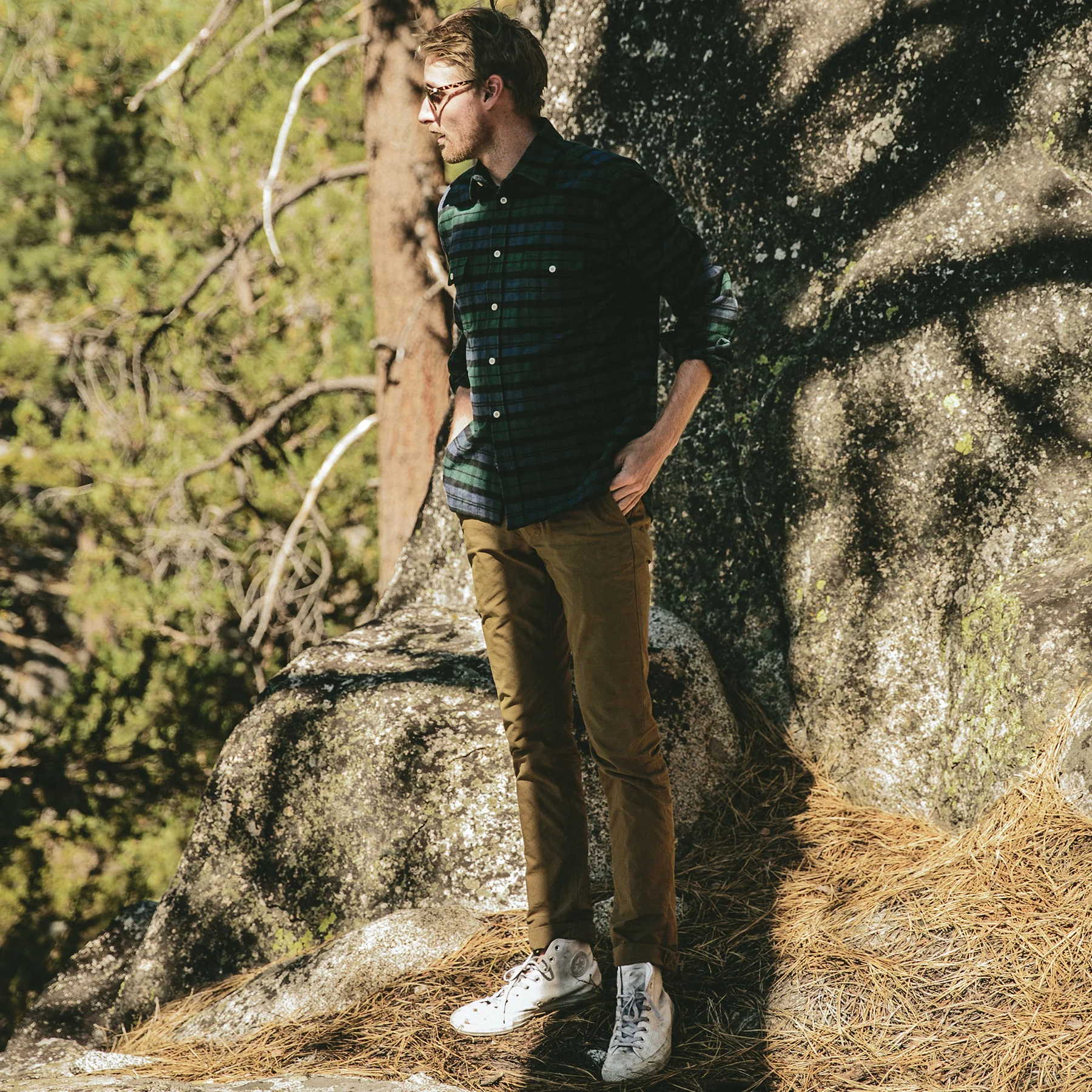 The Yosemite Shirt in Blackwatch Plaid - Image 3