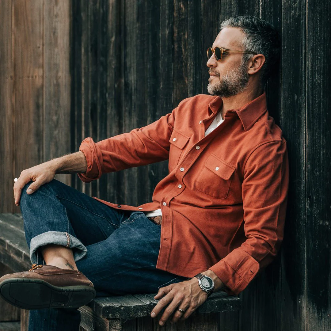 The Yosemite Shirt in Dusty Red - Image 3