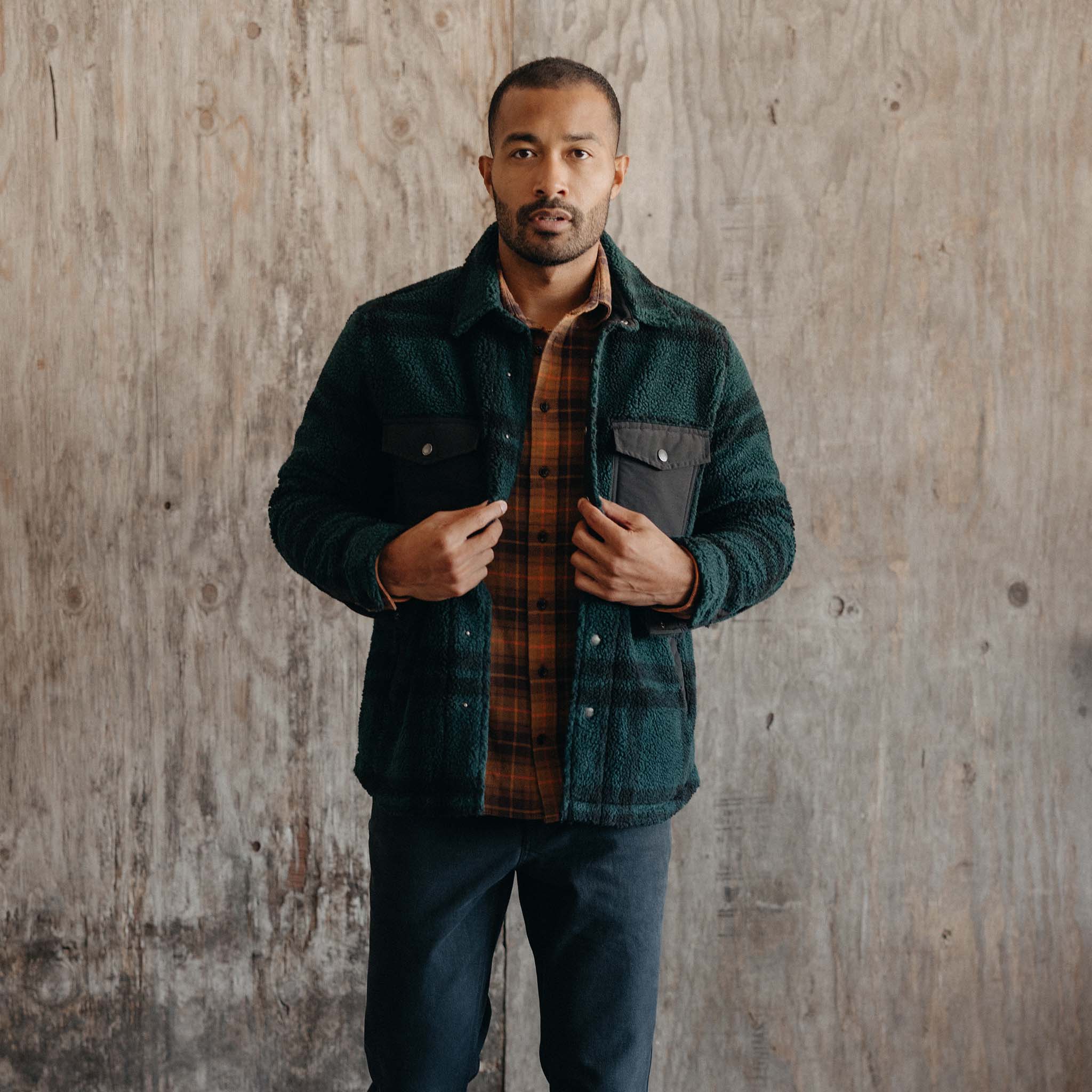 The Timberline Jacket in Dark Spruce Plaid - Image 2