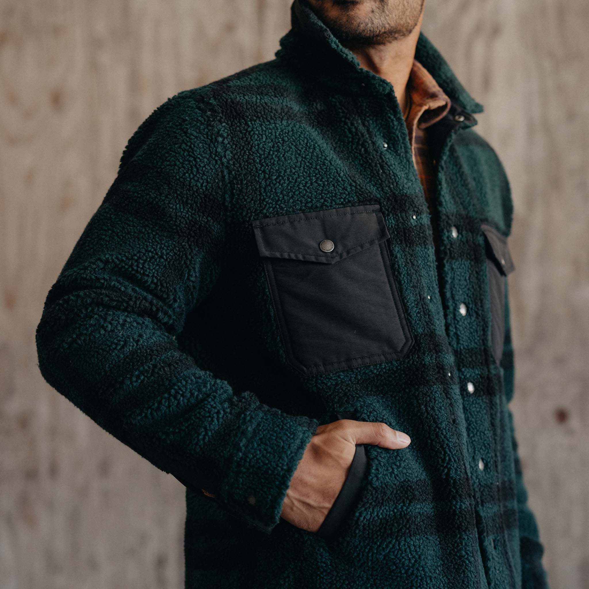 The Timberline Jacket in Dark Spruce Plaid - Image 3