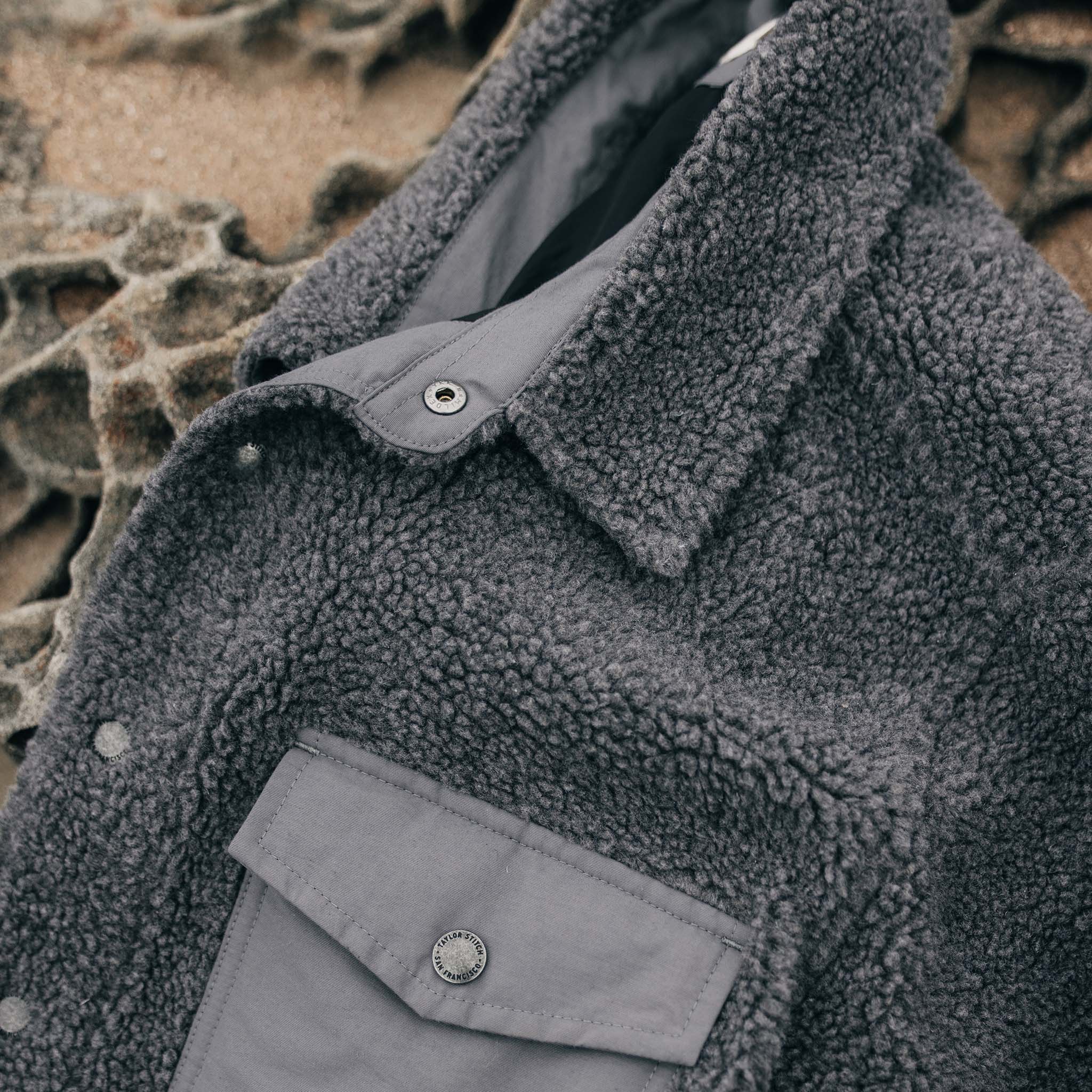 The Timberline Jacket in Greystone Fleece - Image 5