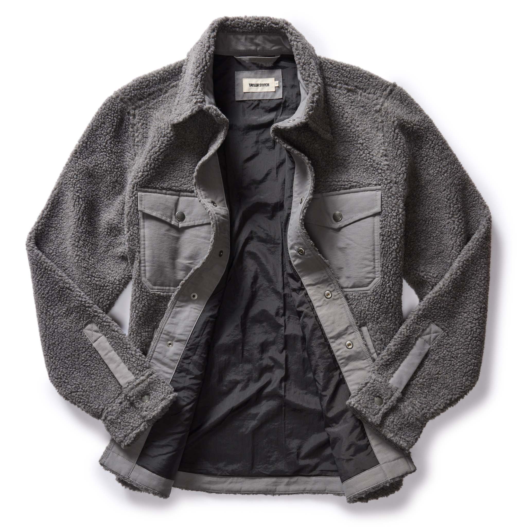 The Timberline Jacket in Greystone Fleece - Image 6