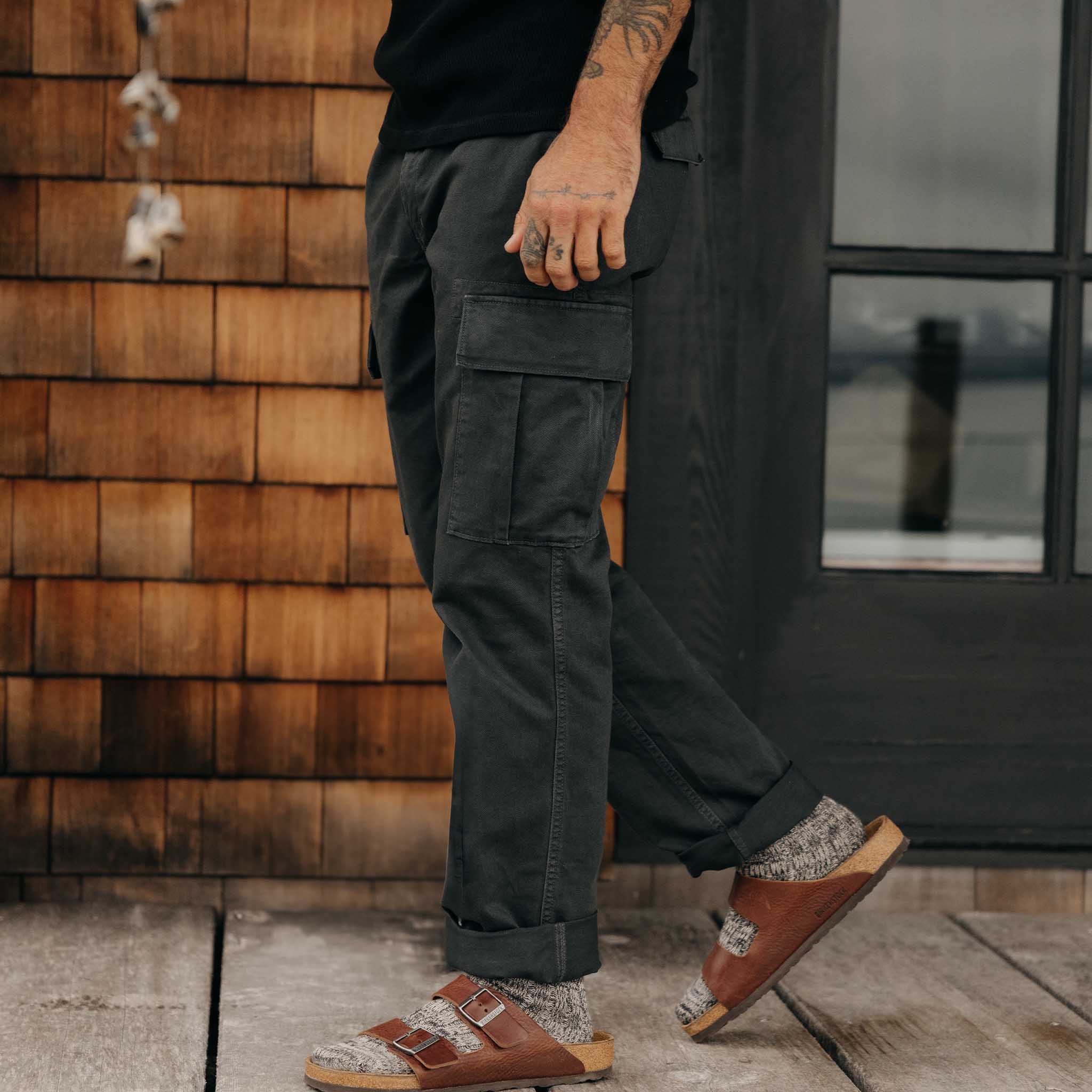 The Tommie Pant in Faded Black - Image 2