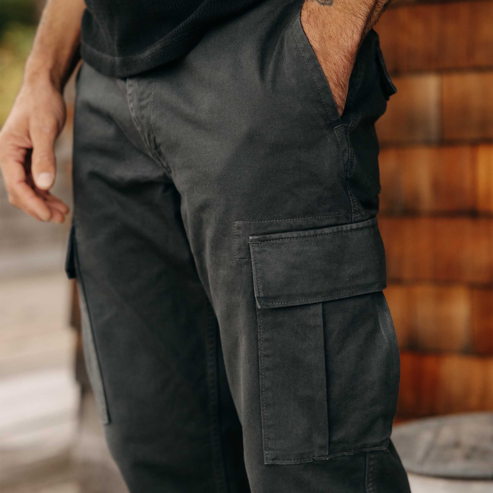The Tommie Pant in Faded Black - Image 3