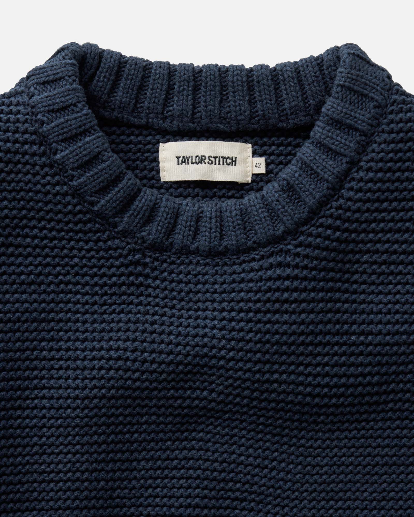 The Topsail Sweater in Dark Navy - Image 4