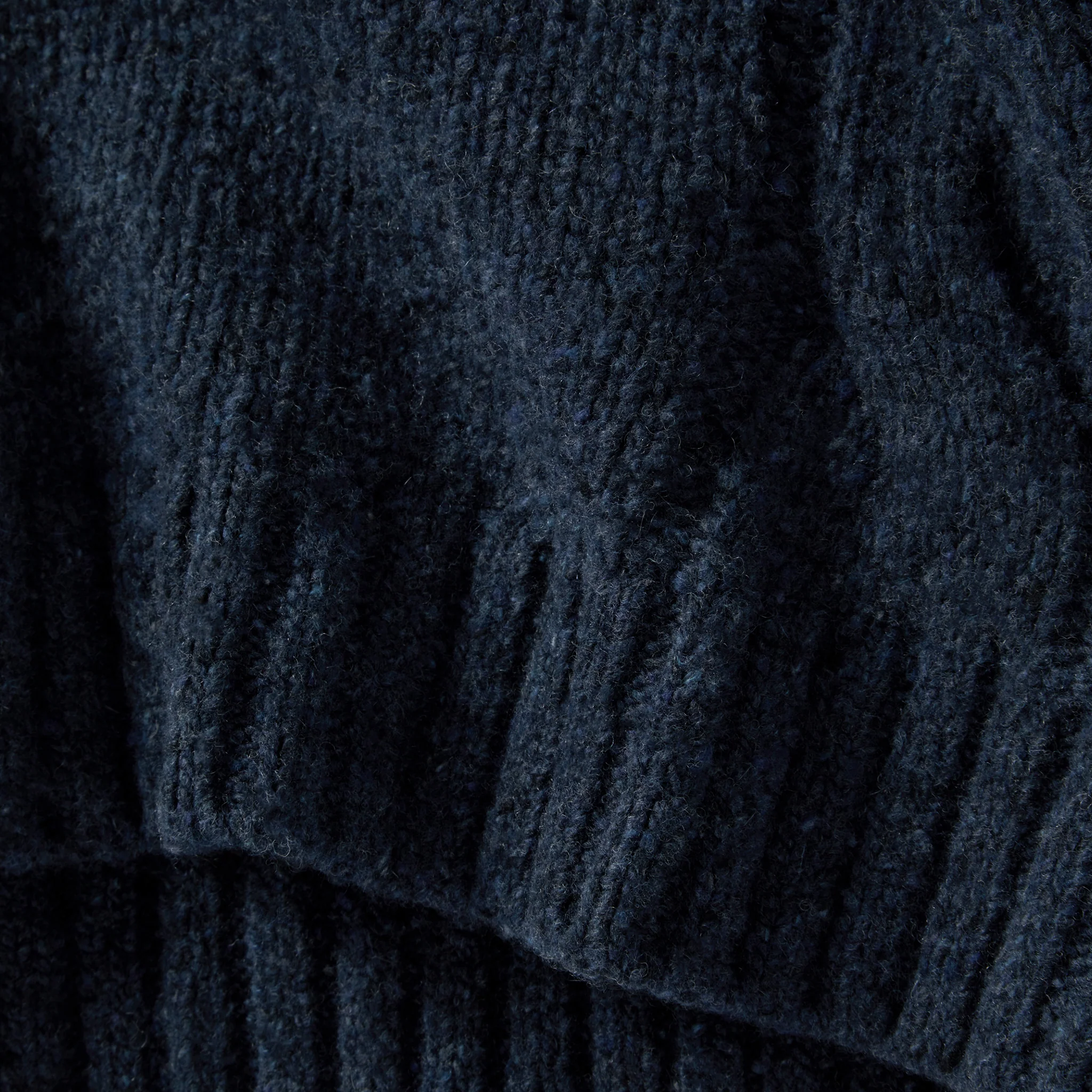 The Topside Sweater in Navy Donegal - Image 6