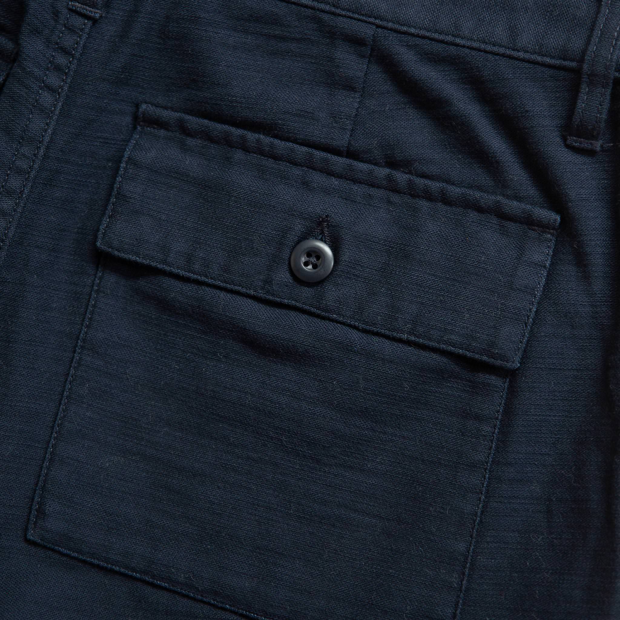 The Trail Short in Navy Reverse Sateen - Image 7