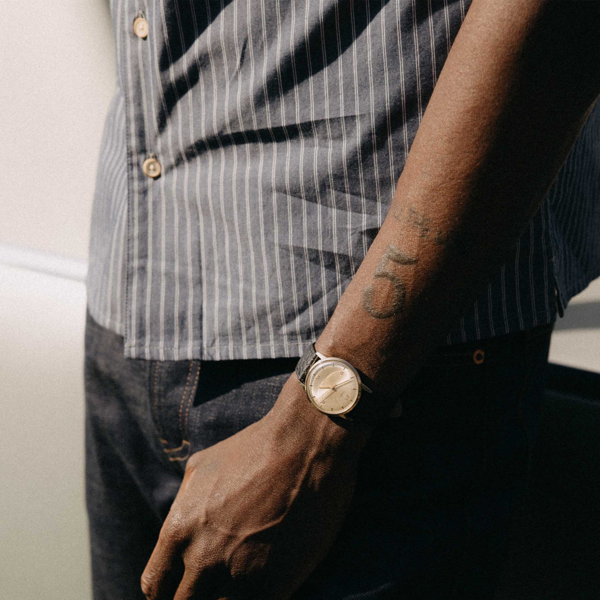 The Tulum Shirt in Midnight Stripe - Image 4