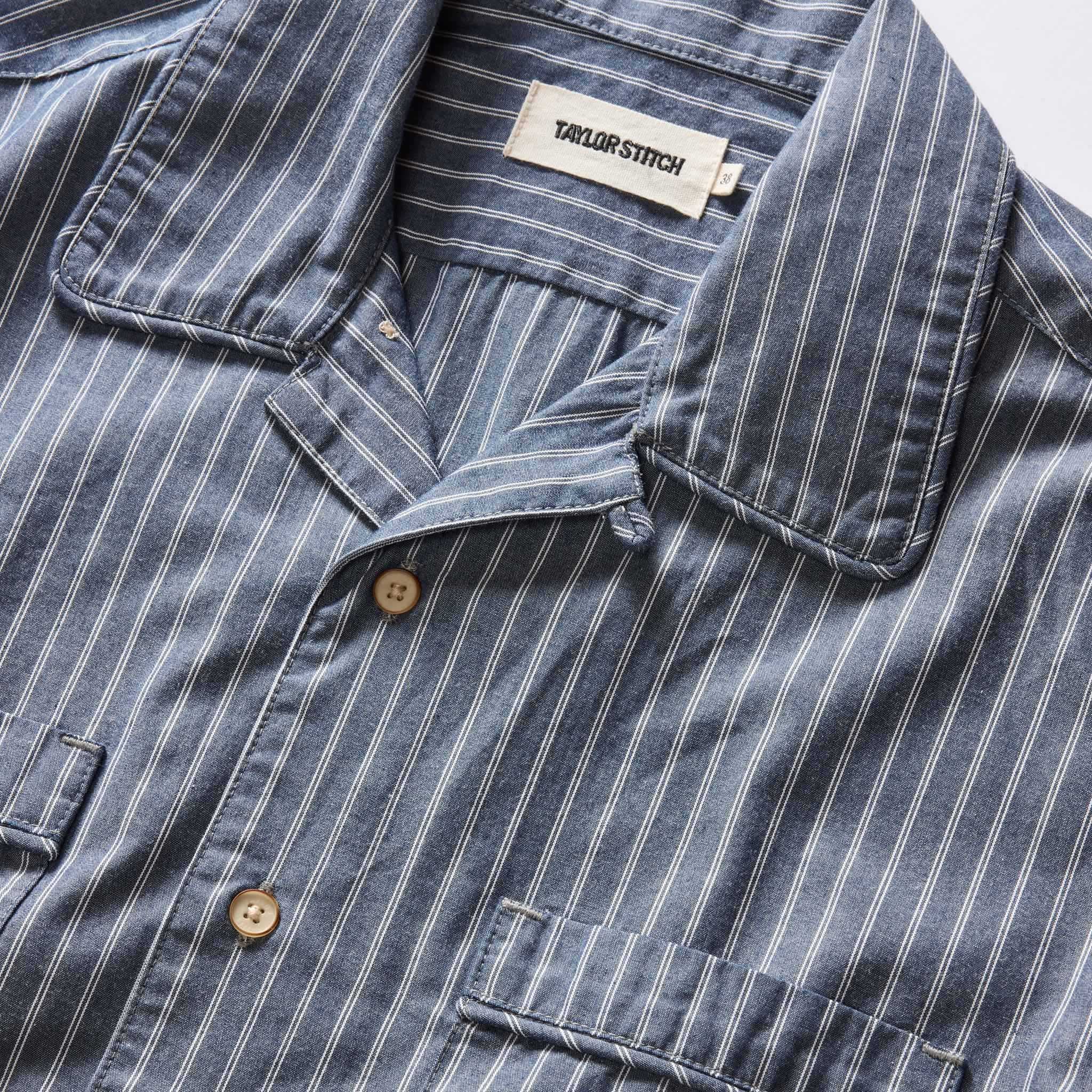 The Tulum Shirt in Midnight Stripe - Image 5