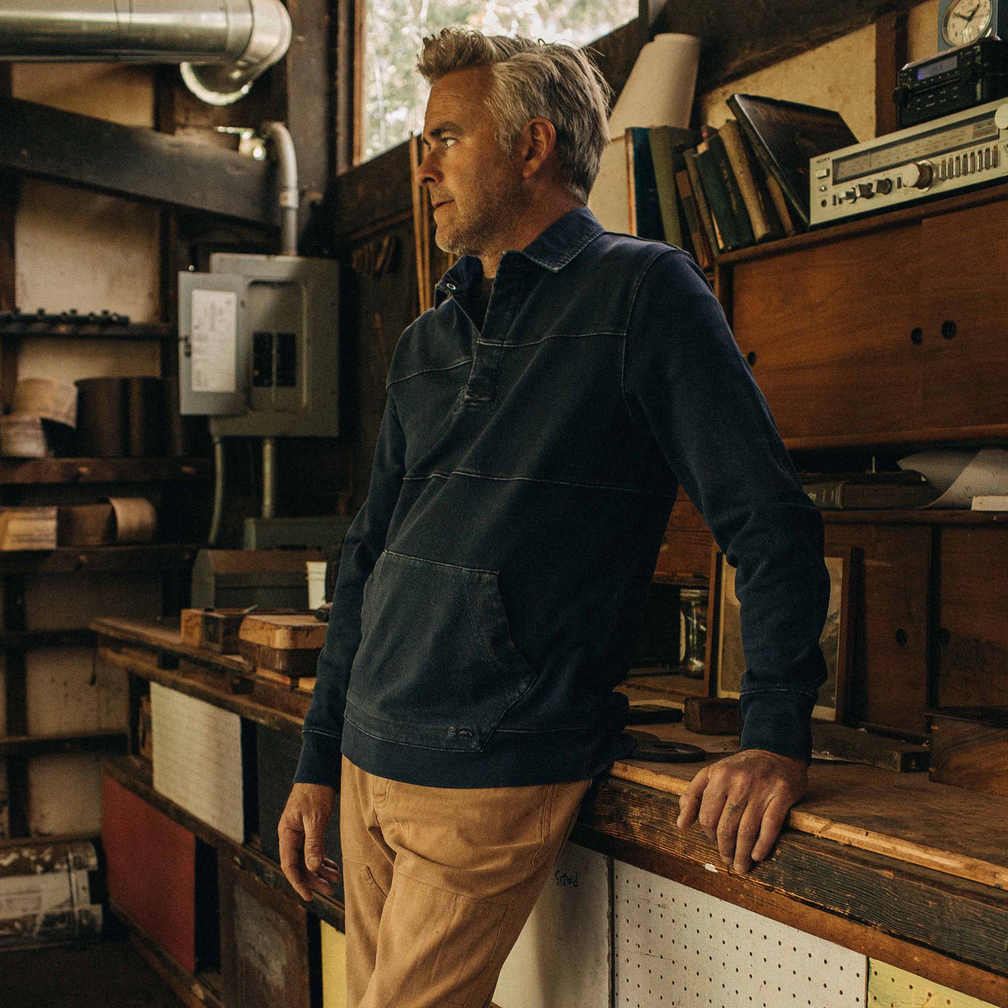 The Turnover Shirt in Washed Indigo - Image 2