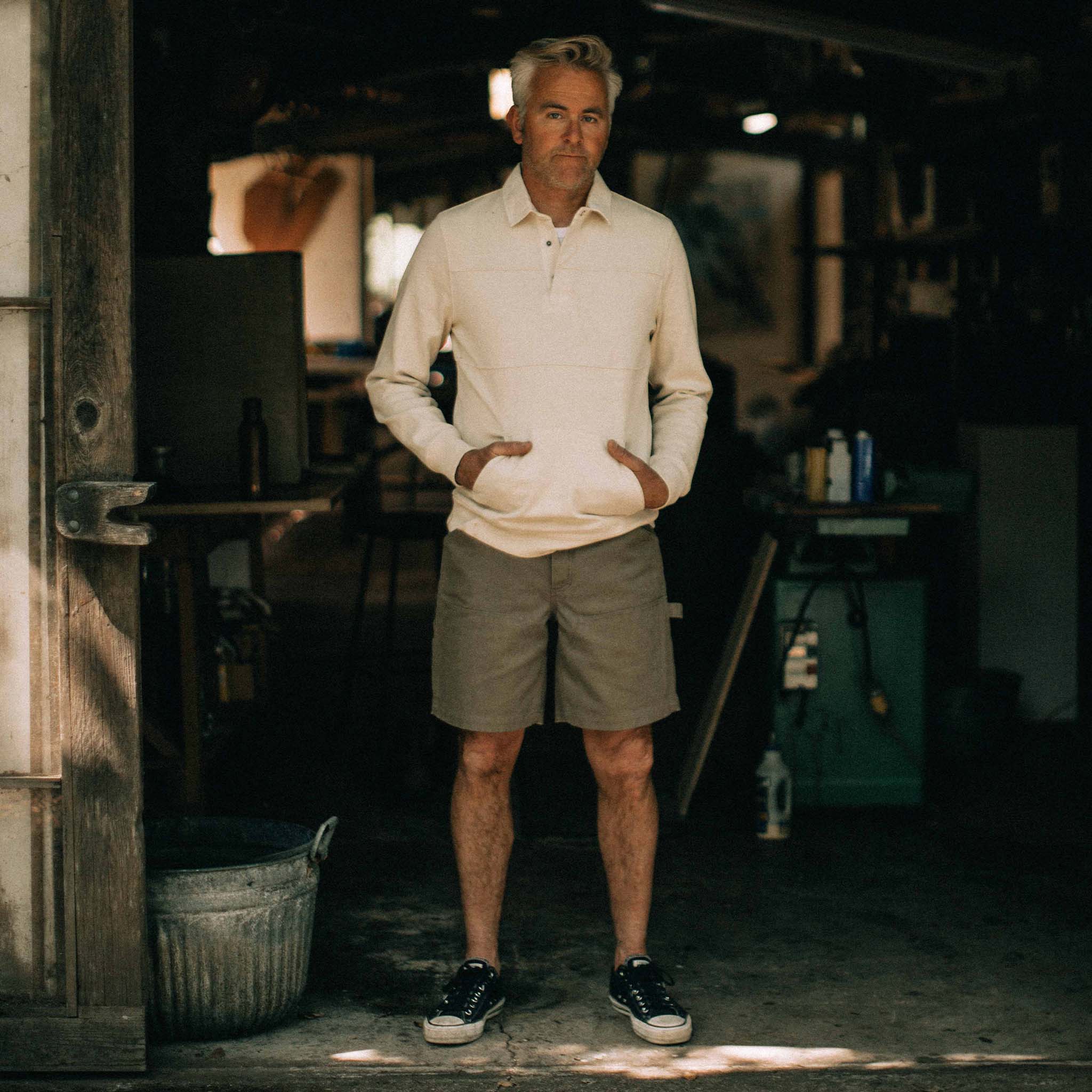 The Turnover Shirt in Washed Natural - Image 2