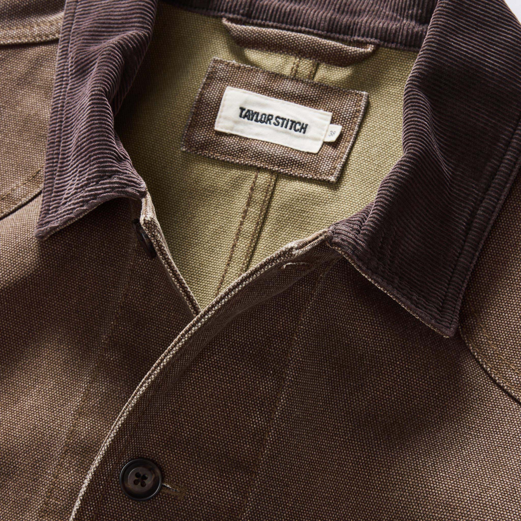 The Upland Jacket in Aged Penny Chipped Canvas - Image 5